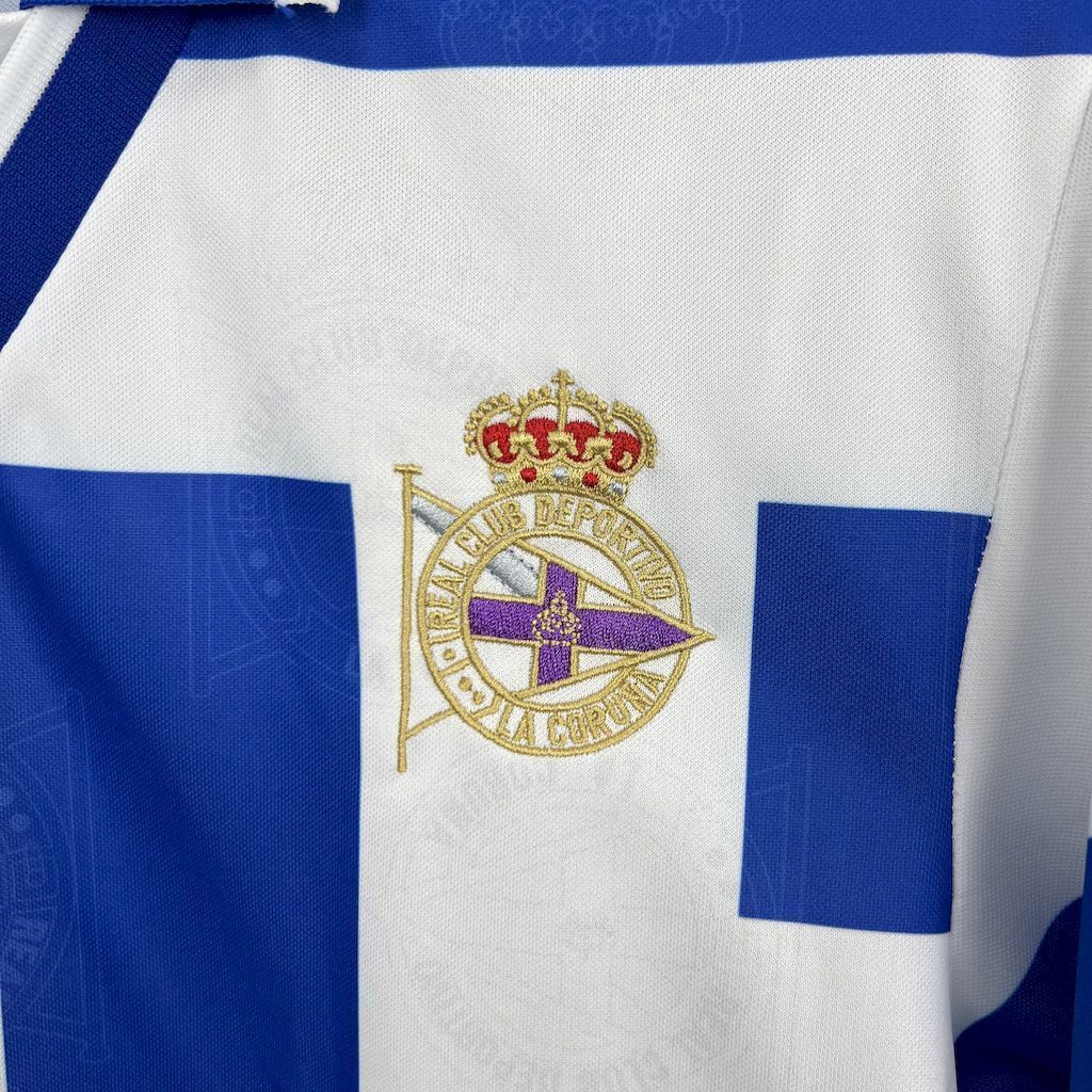 94-95 Deportivo La Coruna Home Retro Kit Vintage Shirt AAAAJersey Wholesale Yupoo 4