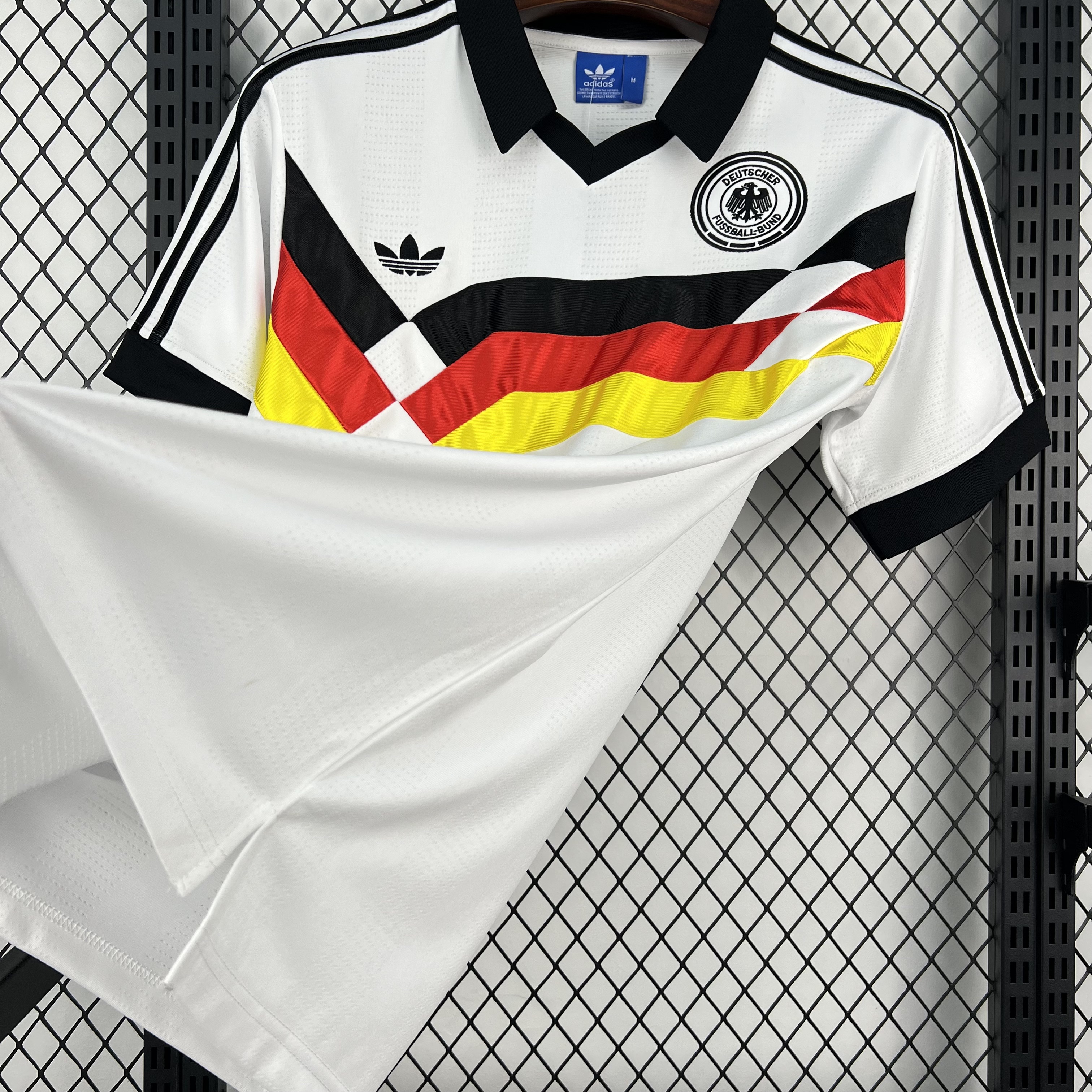 88-90 Germany Mens Home Football Retro Kit Vintage T-Shirt AAAAJersey Wholesale Yupoo 9 2