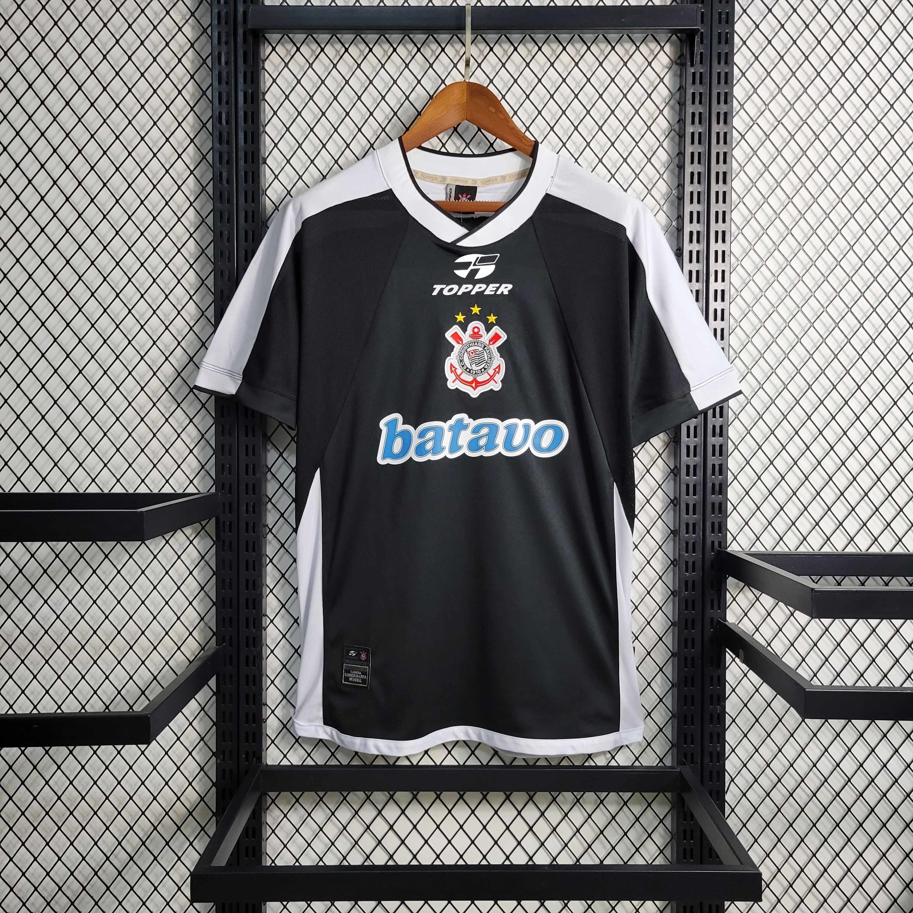 2000 Retro Corinthians Away S-XXL Soccer Jerseys