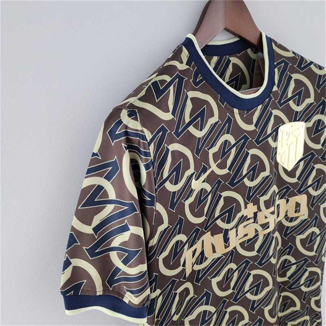 22-23 Atletico Madrid special edition gold logo 7
