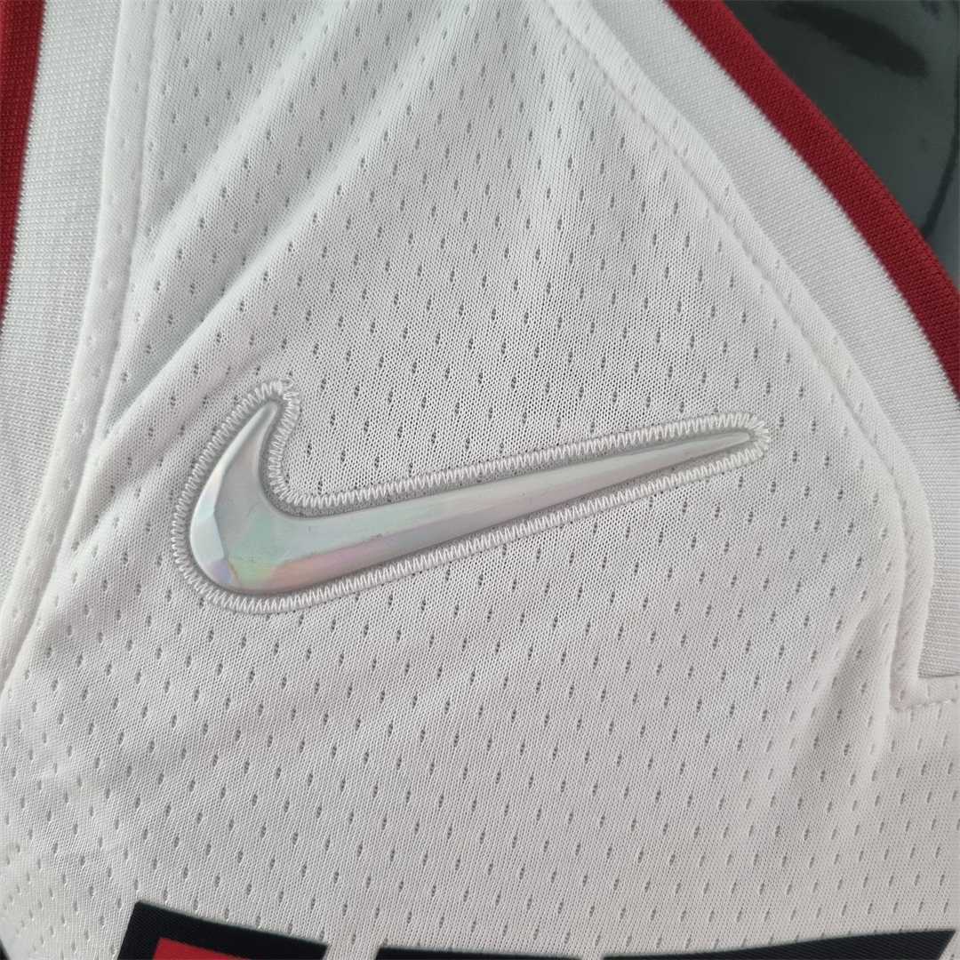 75th Anniversary Miami Heat OLADIPO#4 White NBA Jersey 1
