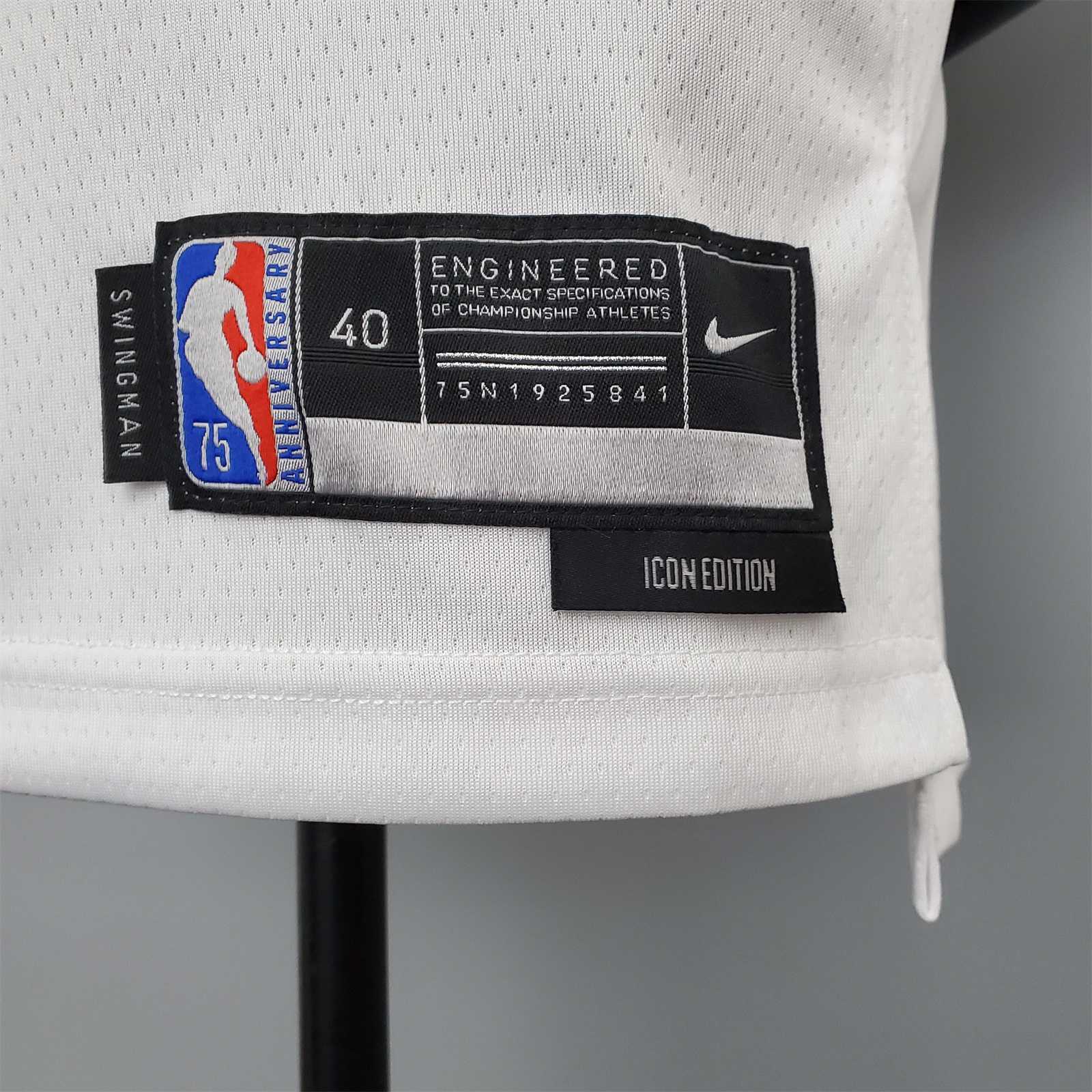 75th Anniversary master chief#117 Lakers White X-BOX Joint White 6