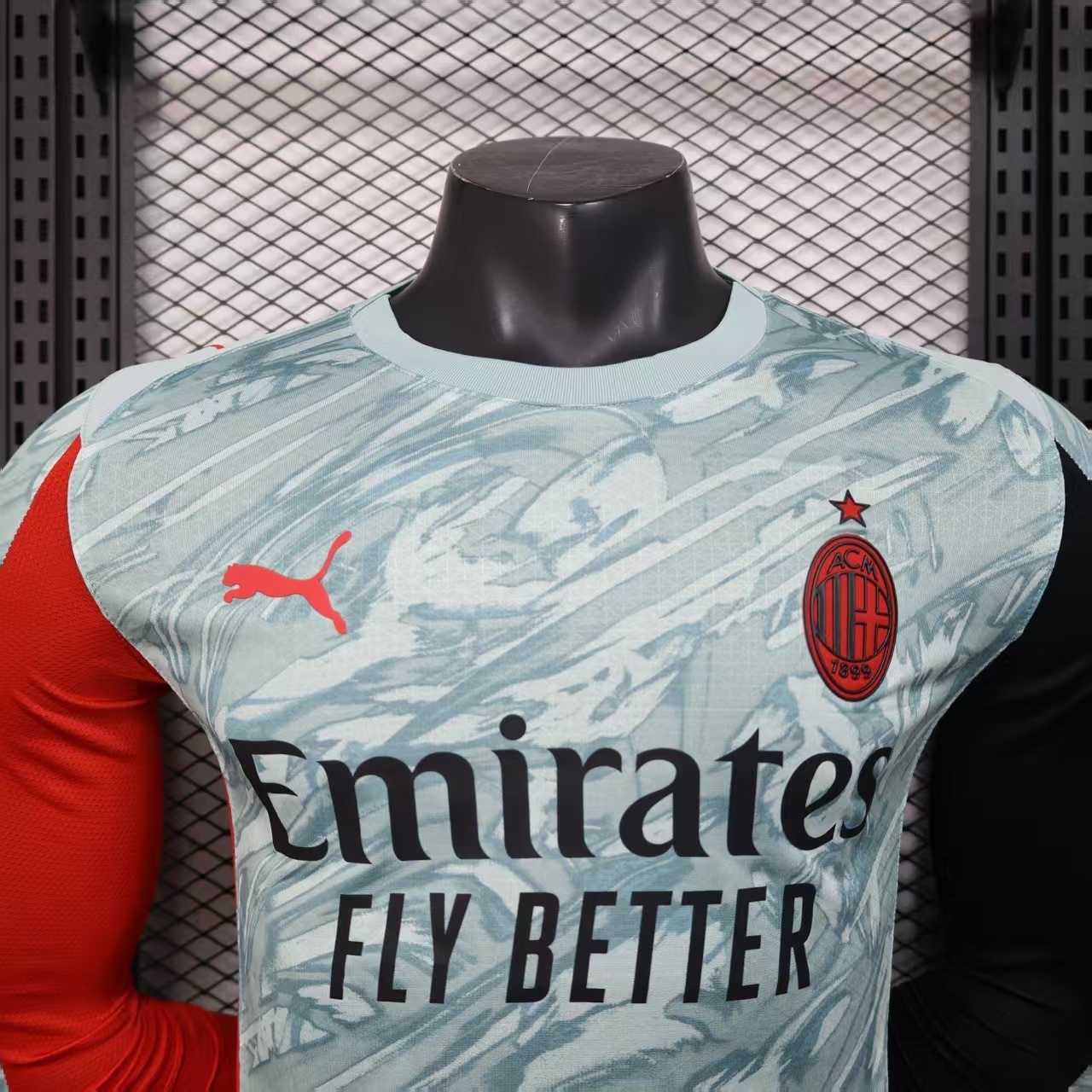 25-26 AC Milan Away Kit Player Version Soccer Long Sleeve AAAAJersey Yupoo 3