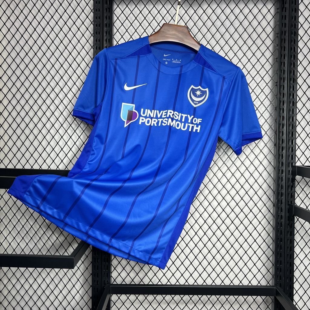 24-25 Portsmouth Home Shirt Soccer Uniforms Soccer AAAAJersey Yupoo 1