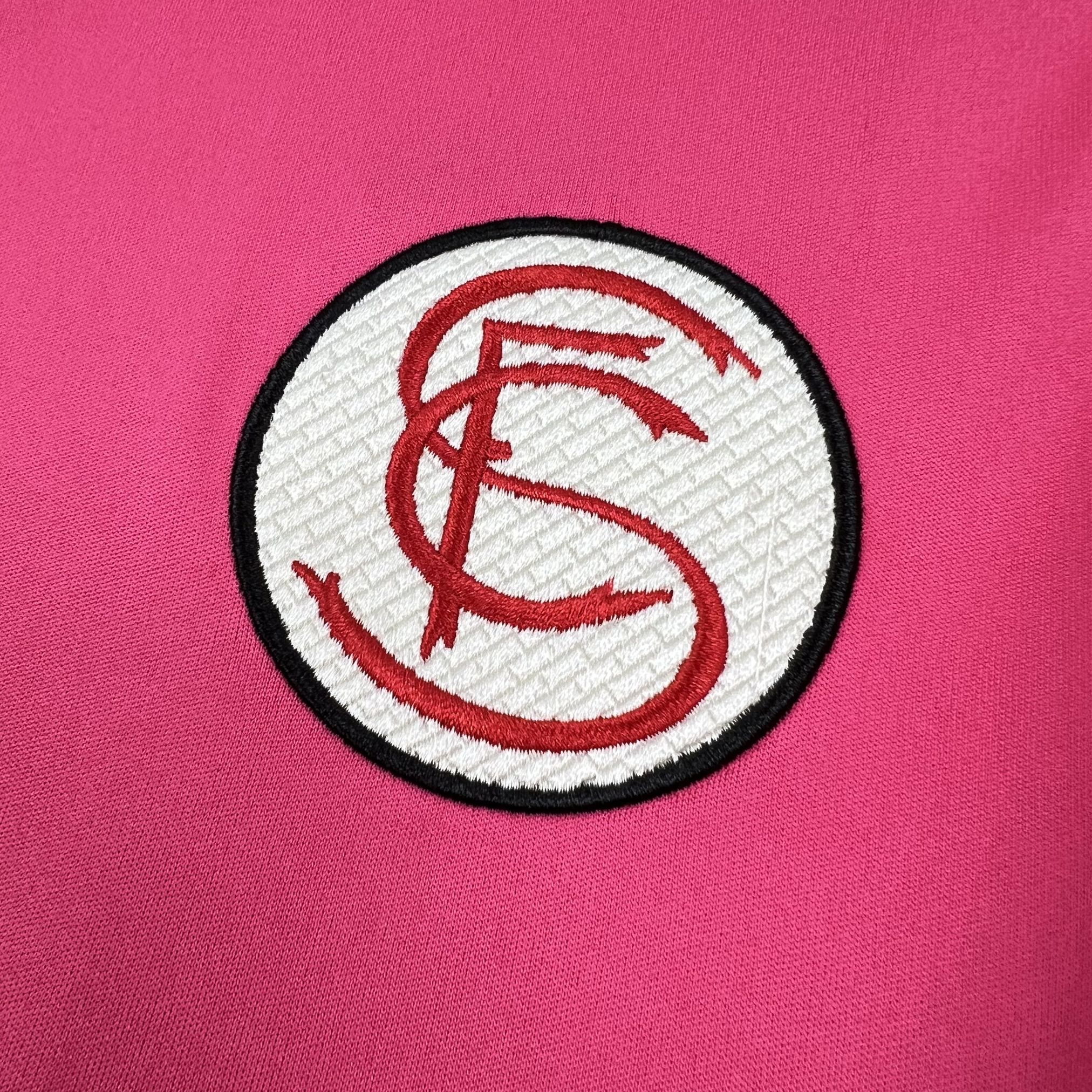 26-27 Sevilla FC Mens Special Edition Football Pink T-Shirt AAAAJersey Supply Yupoo 8 1