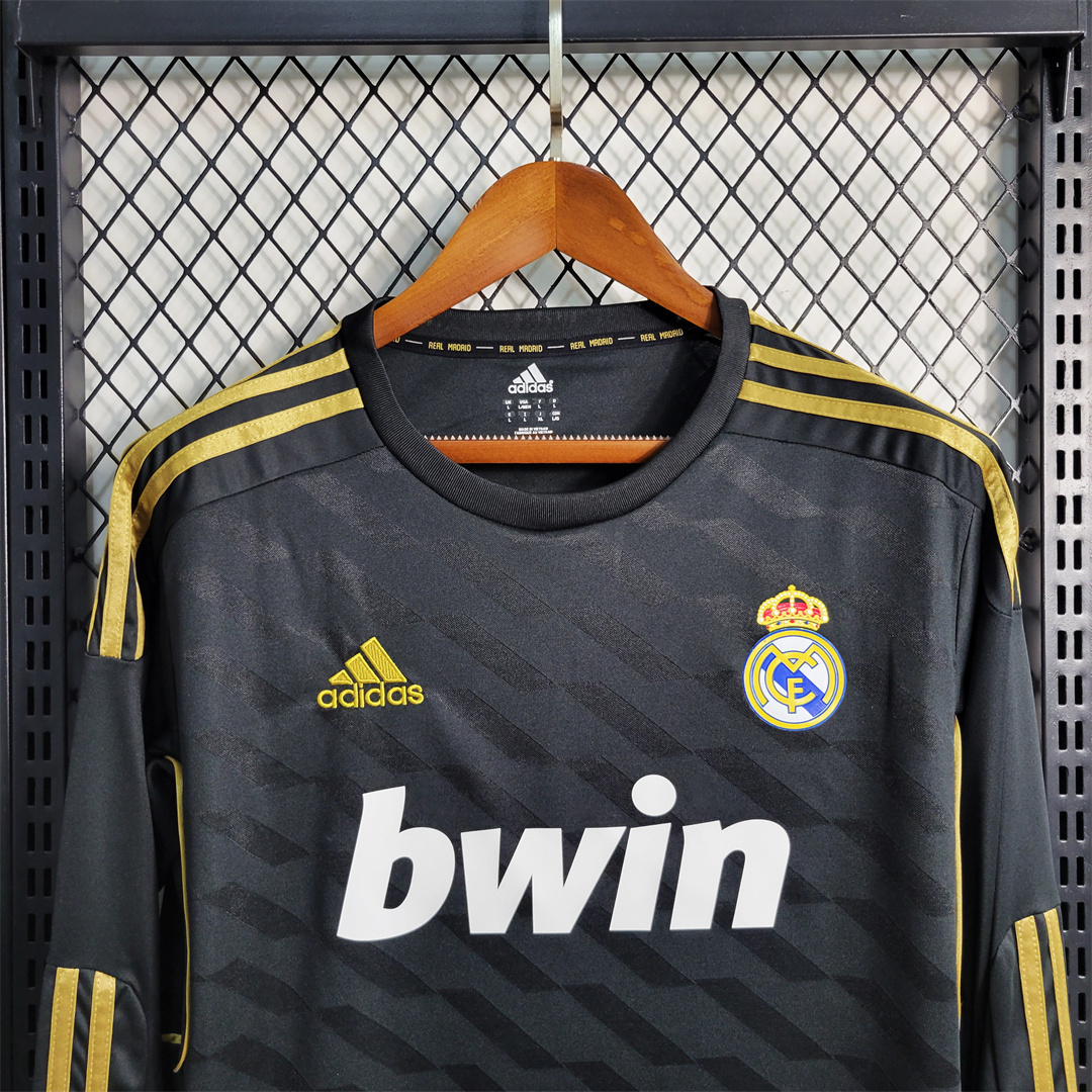 11-12 Real Madrid away black long sleeve 9