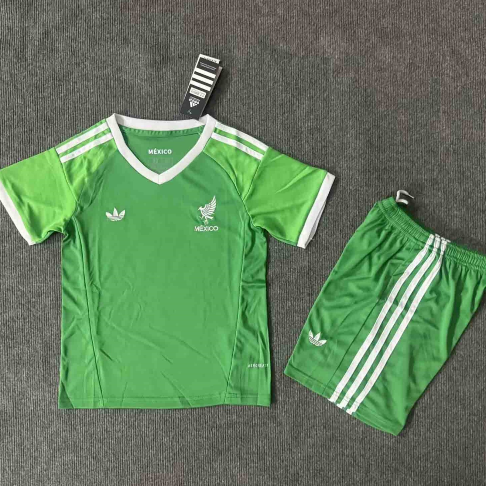 2025 Mexico Green Goalkeeper Kid Kits Youth Apparels AAAAJersey Yupoo