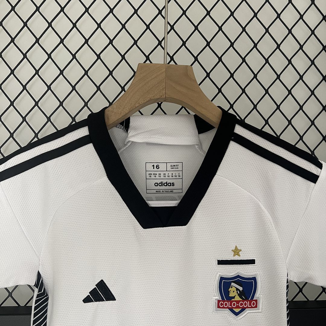 24-25 Colo Colo Home Kid Kits Children Sets Jersey Supplier Yupoo 4