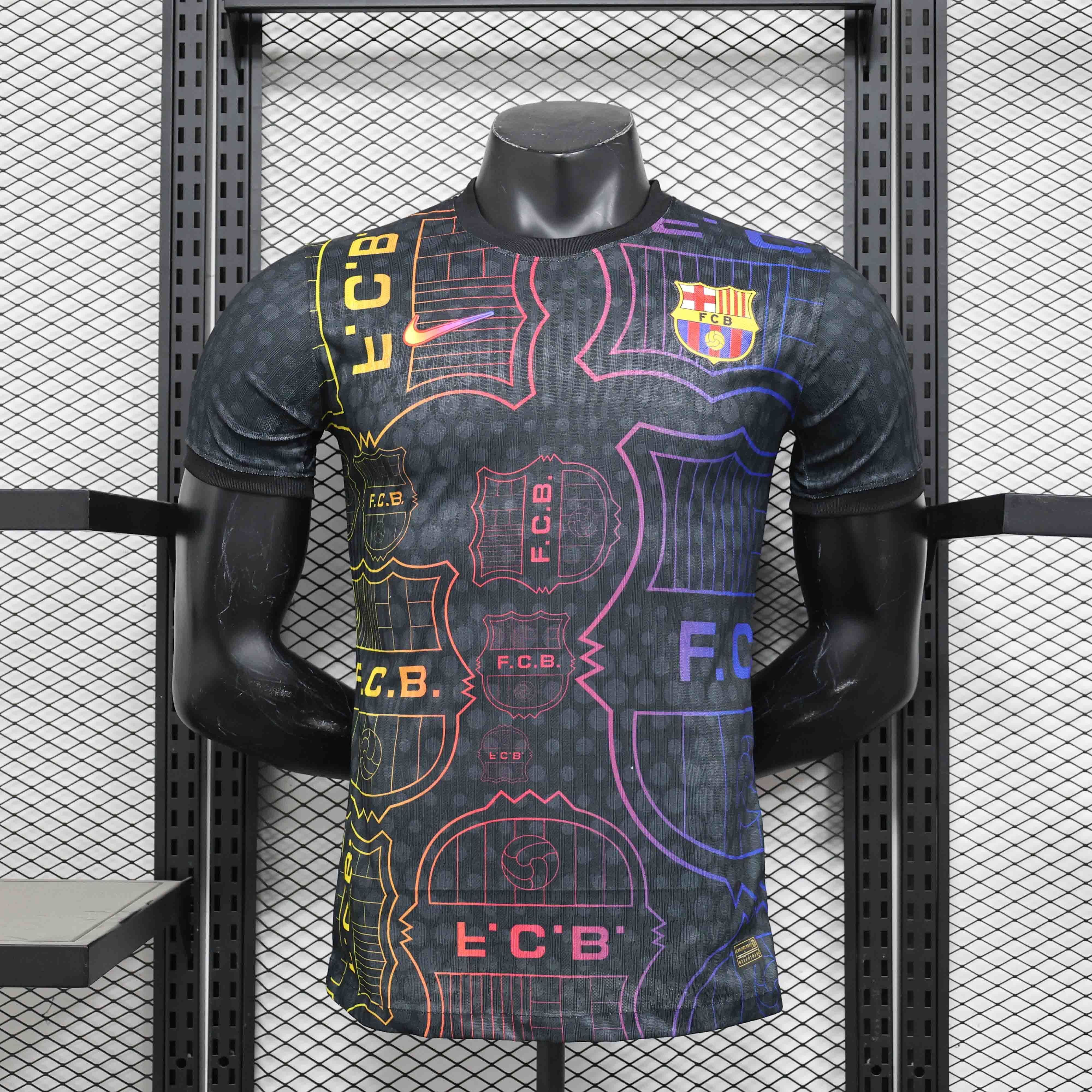 25-26 Barcelona Black Special Edition Kit Player Version Shirt AAAAJersey Dropship Yupoo