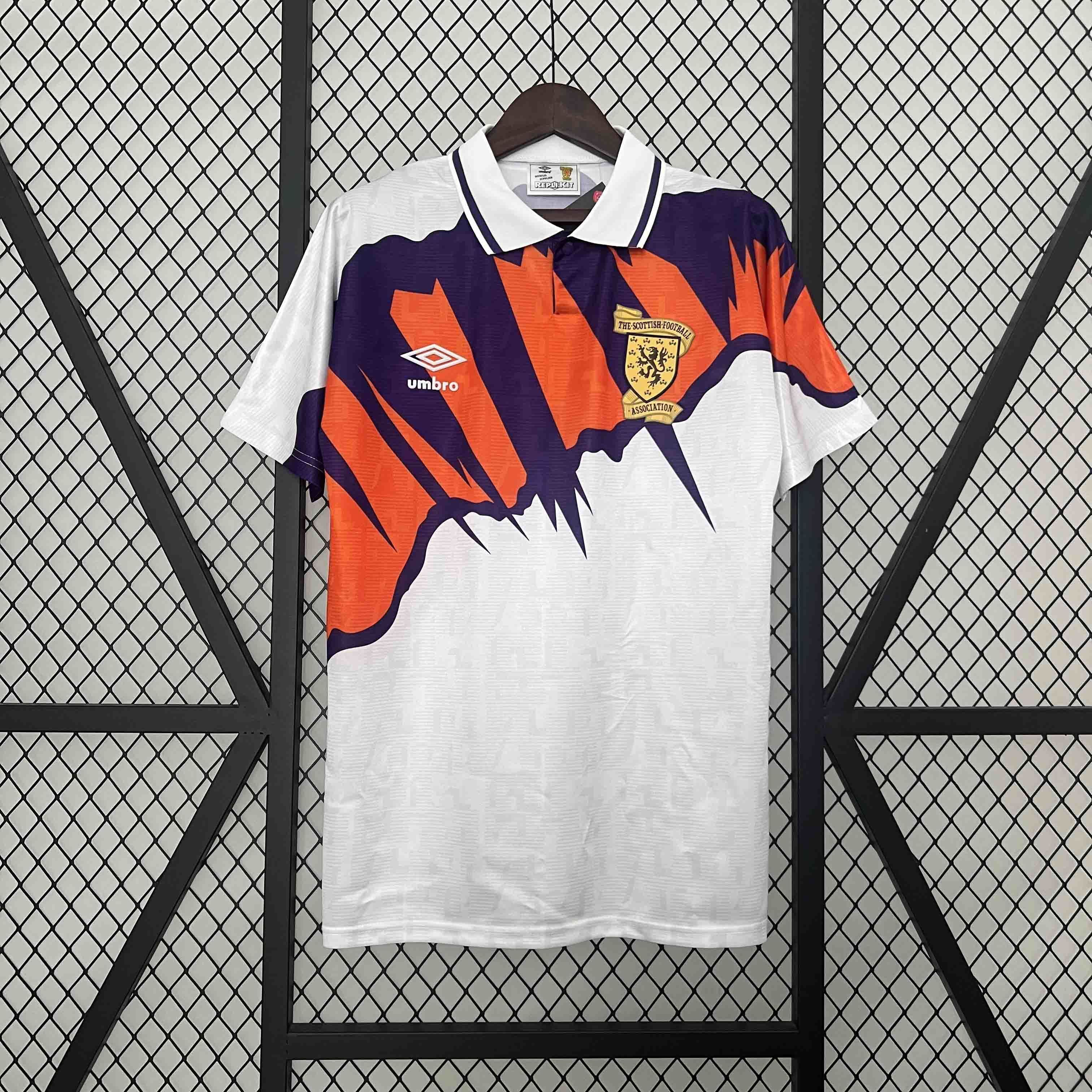 91-93 Scotland Away Retro Kit Soccer Uniform AAAAJerseys Dropshipping Yupoo
