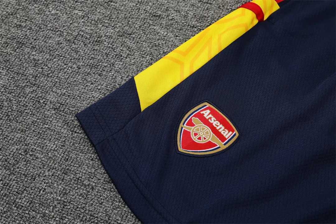 22-23 Arsenal Training Suit Short Sleeve Kit Royal Blue 13