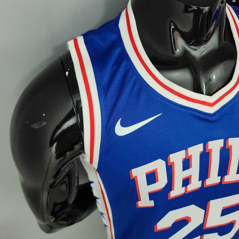 SIMMONS#25 Detroit Pistons blue 3