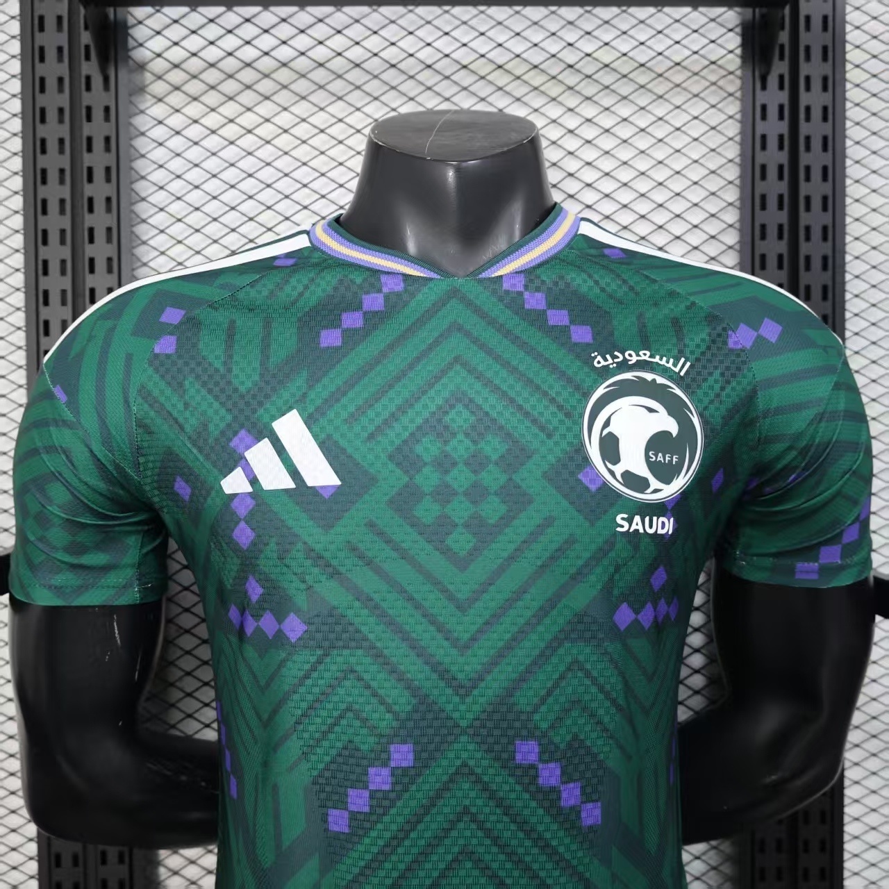 2026 World Cup Saudi Arabia Home Kit Football Player Version T-Shirt AAAAJersey Supply Yupoo 4