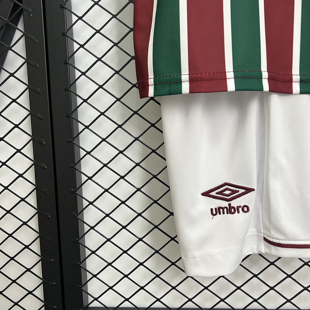 25-26 Fluminense Home Kid Kits Youth Apparels AAAAJersey Supply Yupoo 7