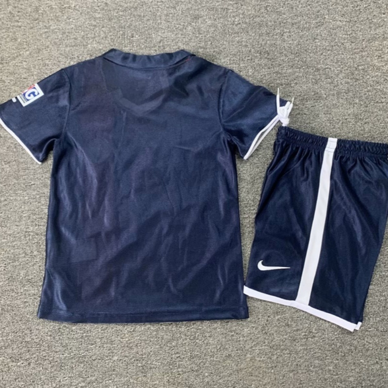 01-02 PSG Home Retro Kid Kits Youth Apparels Soccer AAAAJersey Yupoo 1