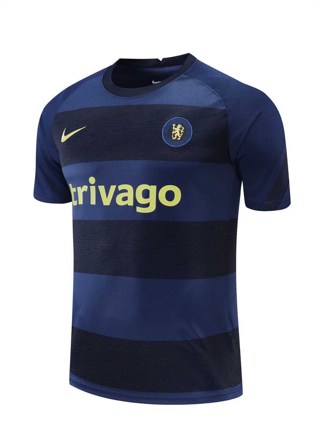 22-23 Chelsea Training Suit Short Sleeve Kit Sapphire Blue 7