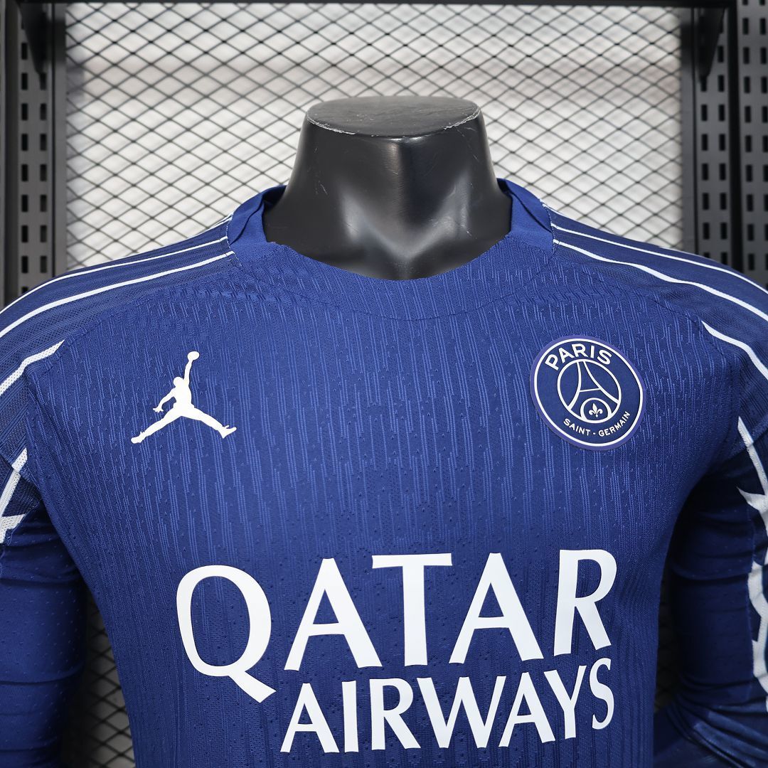 25-26 PSG Fourth Long Sleeve Kit Player Version Shirt AAAAJersey Dropship Yupoo 5