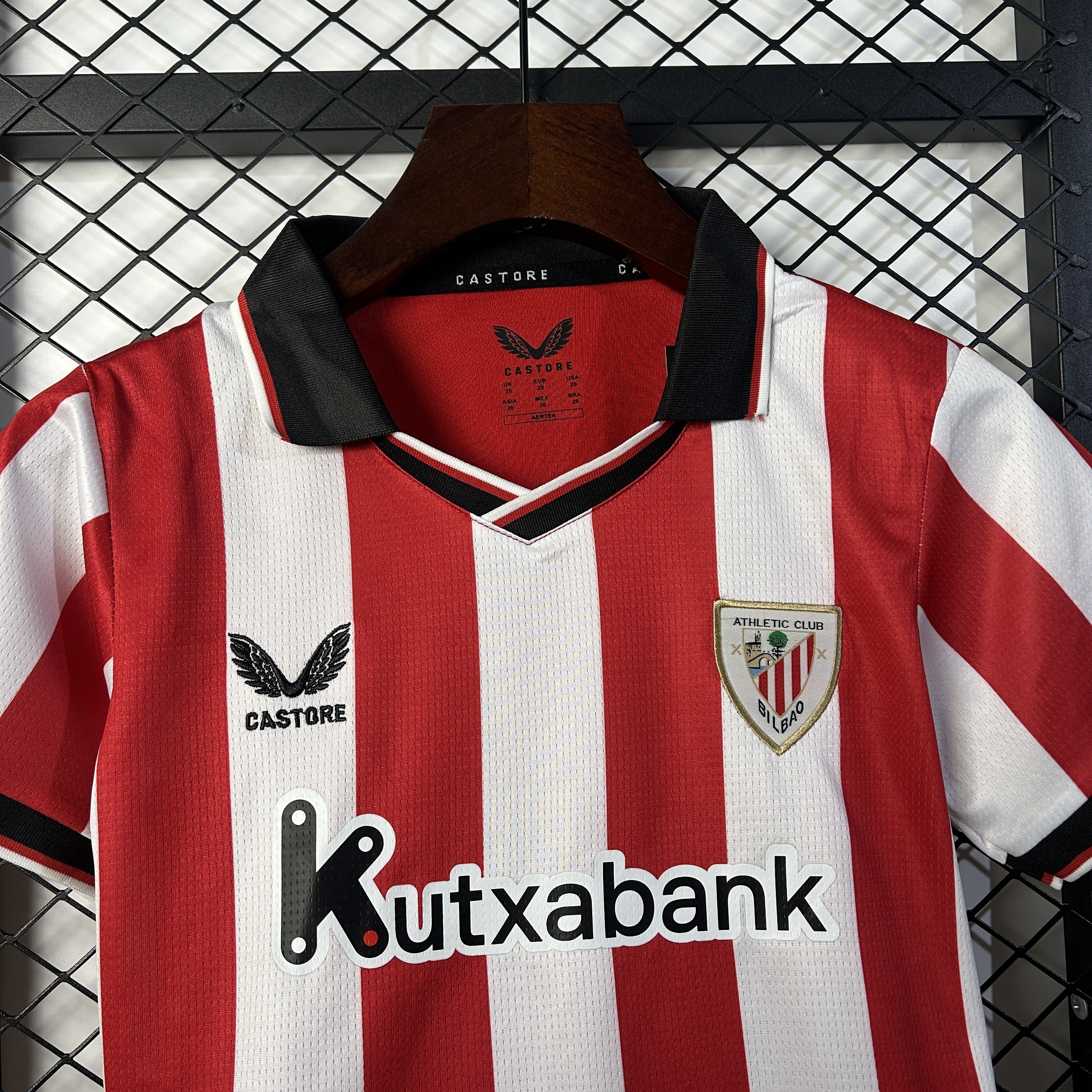 25-26 Athletic Bilbao Home Kid Kits Youth Apparels Sino AAAAJersey Supply Yupoo 7