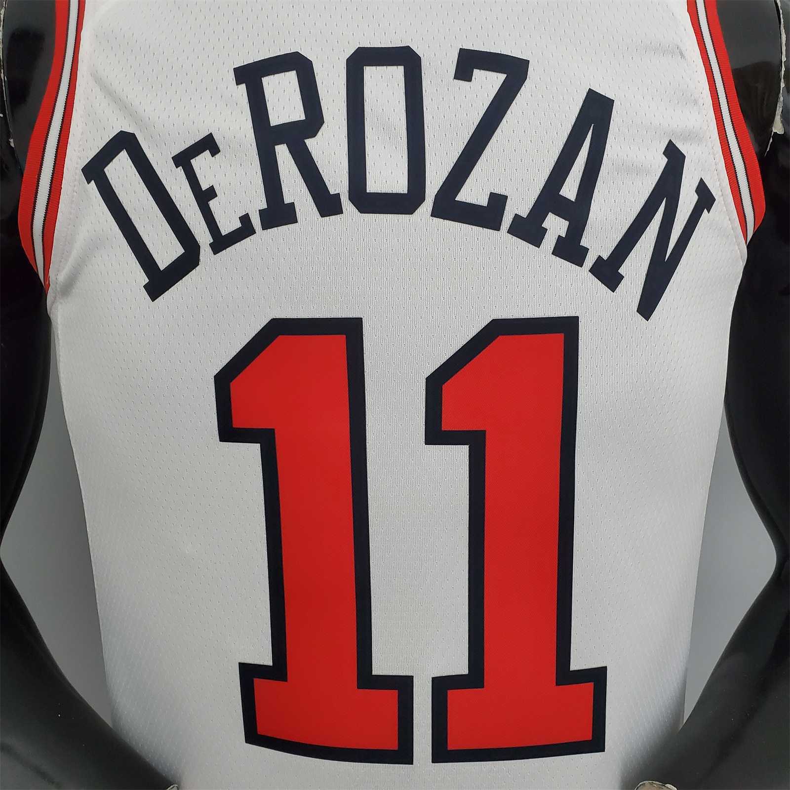 75th Anniversary DeRozan #11 Bulls White 2