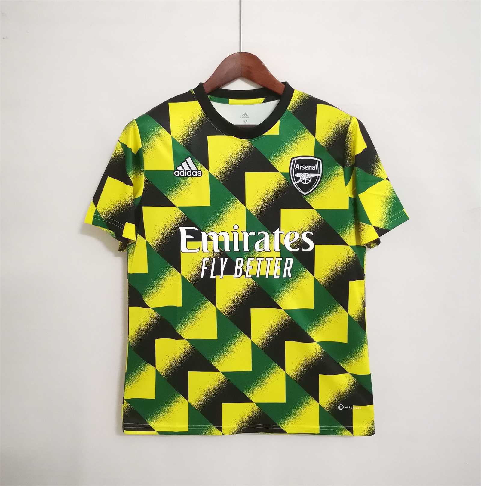 22-23 Arsenal yellow training suit
