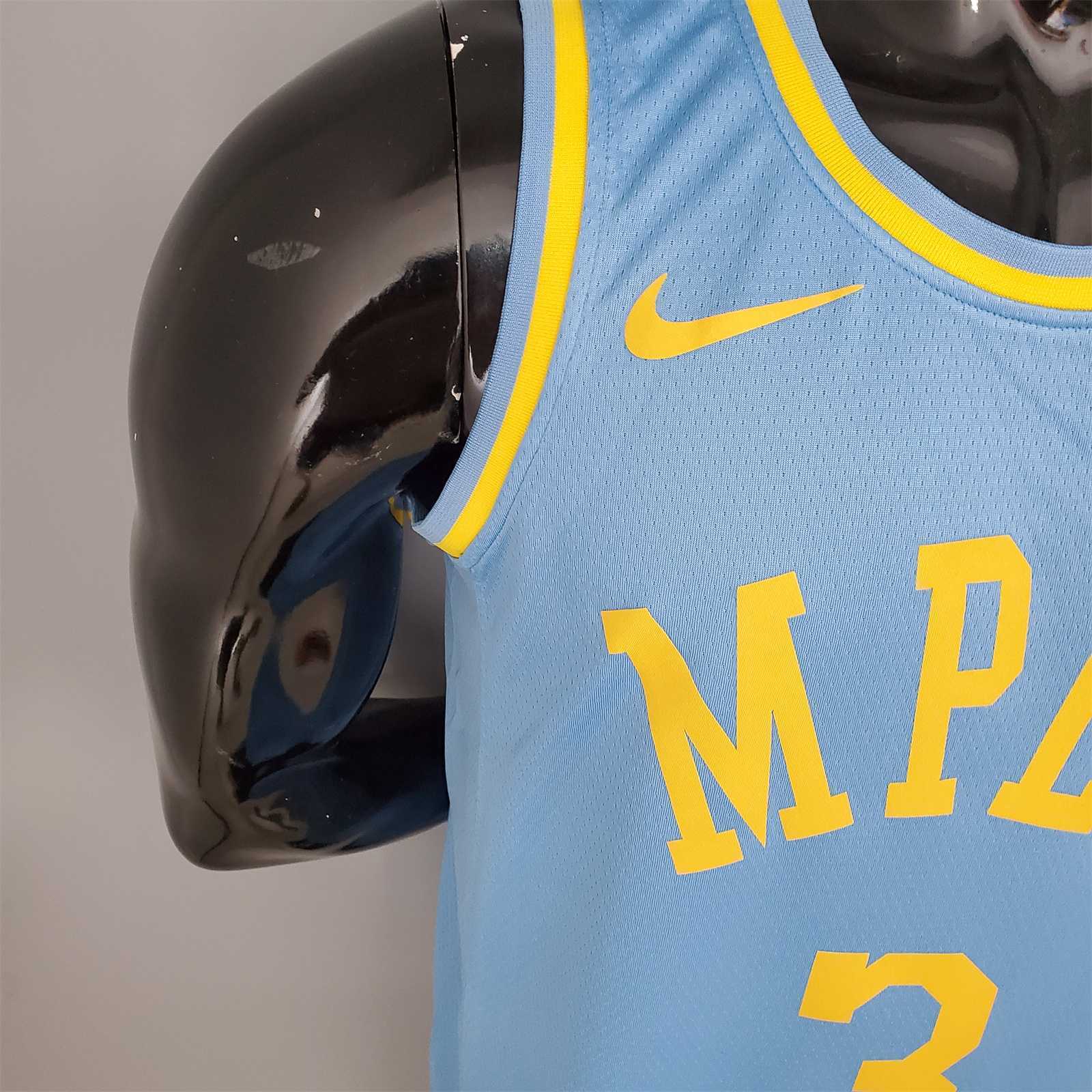 2021 DAVIS#3 Lakers Minneapolis Edition Blue 1