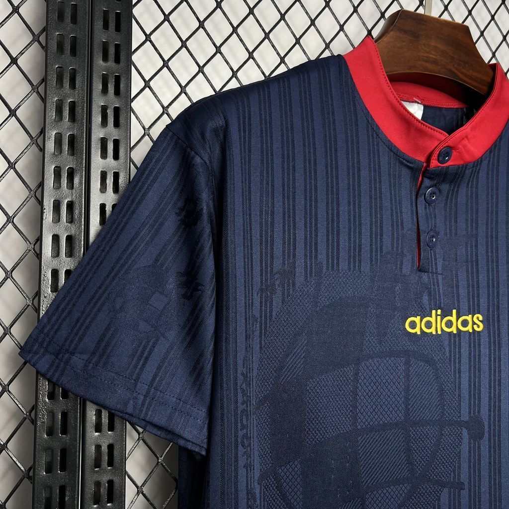 1996 Spain Away Retro Kit Vintage Shirt Sport AAAAJersey Yupoo 5