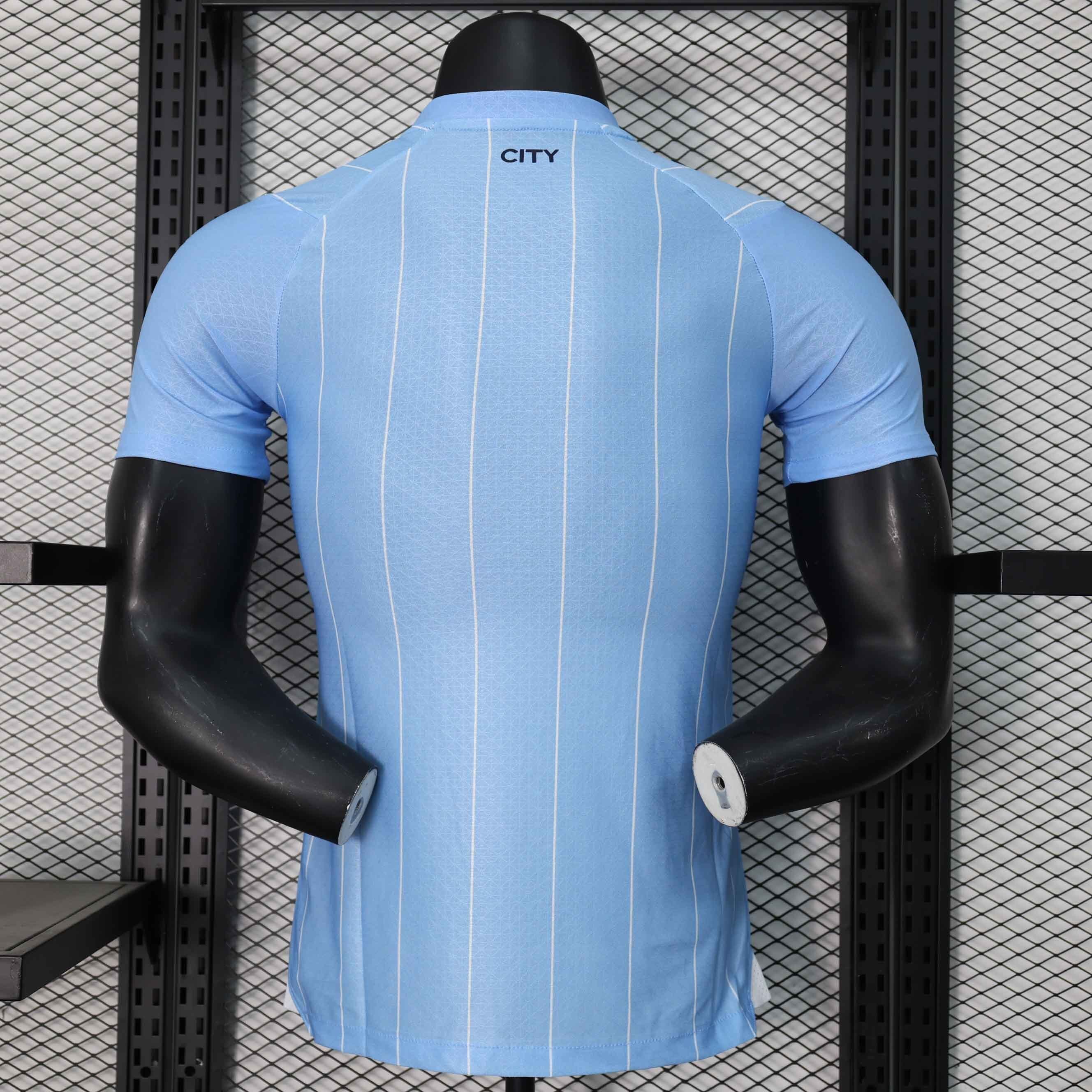 24-25 Manchester City Home Kit Player Version Shirt Soccer Jerseys For Sale 3