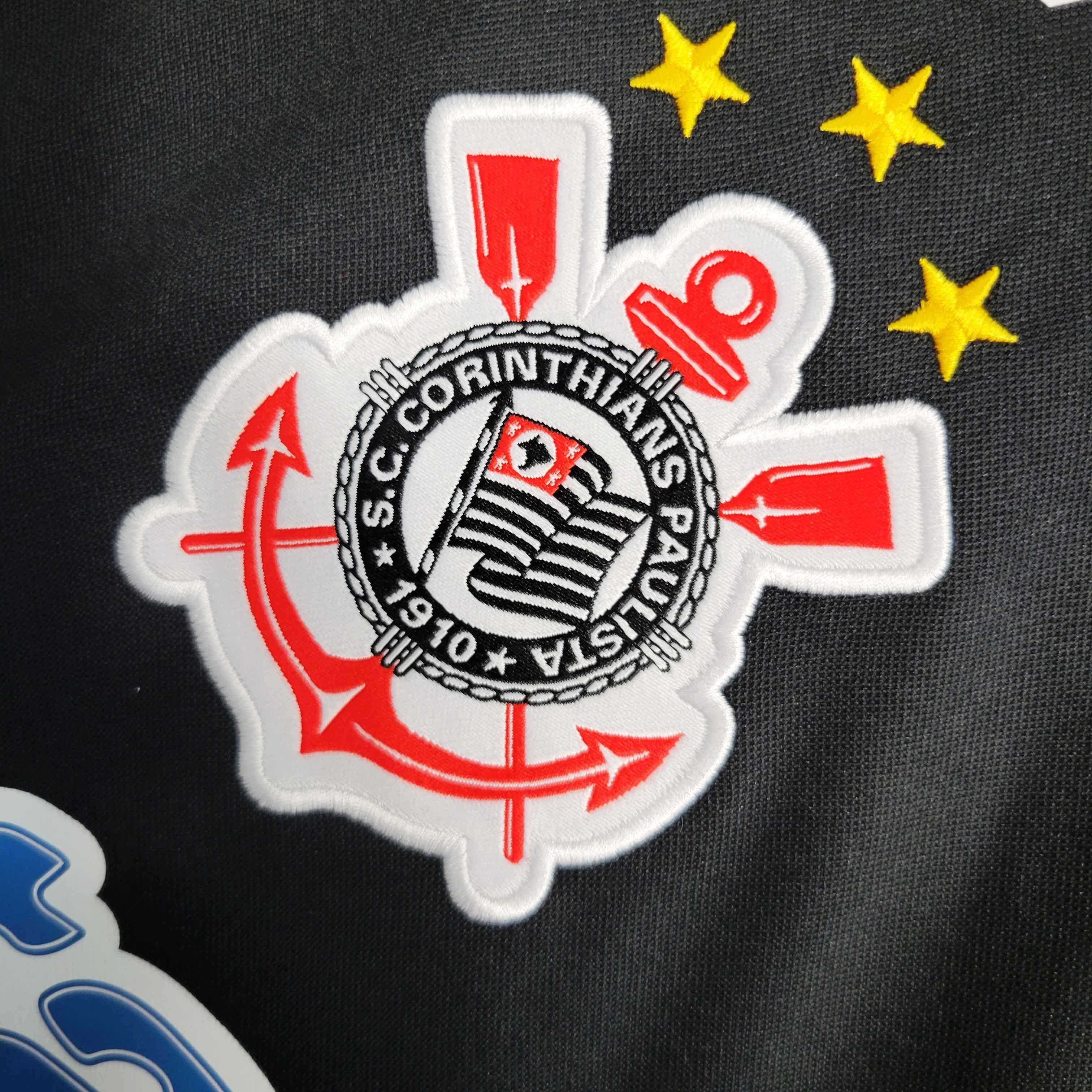 2000 Retro Corinthians Away S-XXL Soccer Jerseys 5