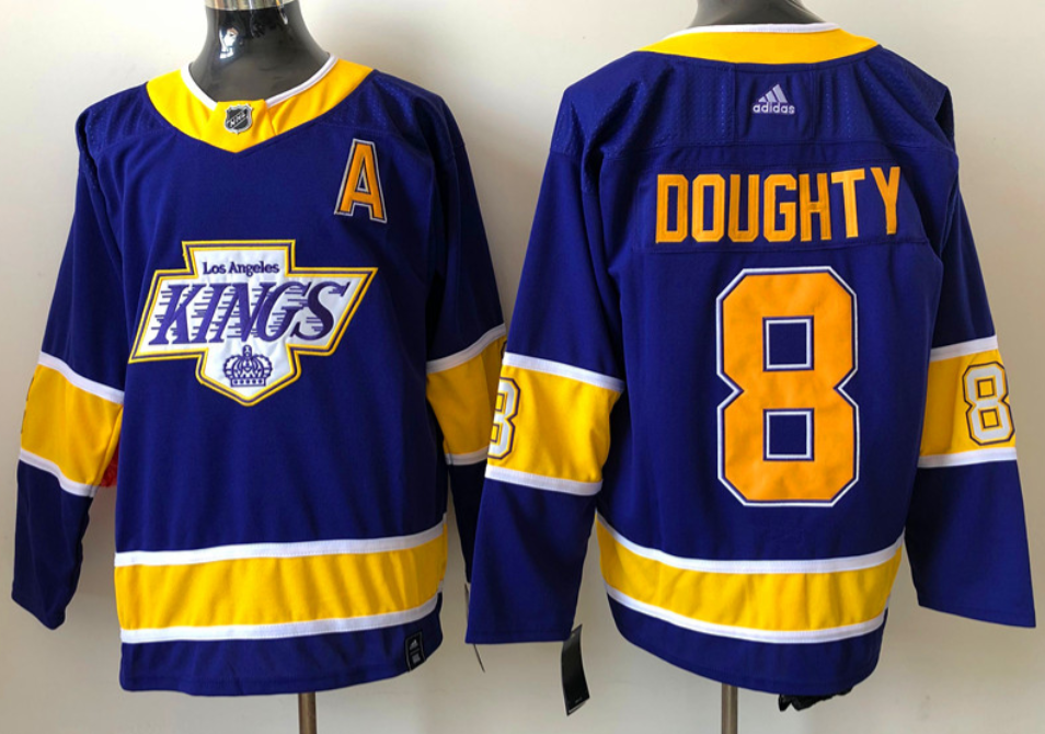 Los Angeles Kings retro ice hockey jersey M-3XL 洛杉矶国王队复古冰球服 3