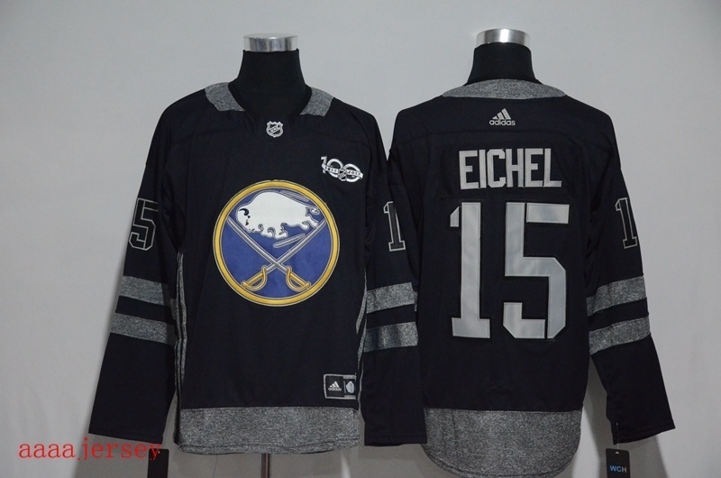Buffalo Sabres 100 anniversary ice hockey jersey M-3XL 水牛城军刀队100周年纪念版冰球服