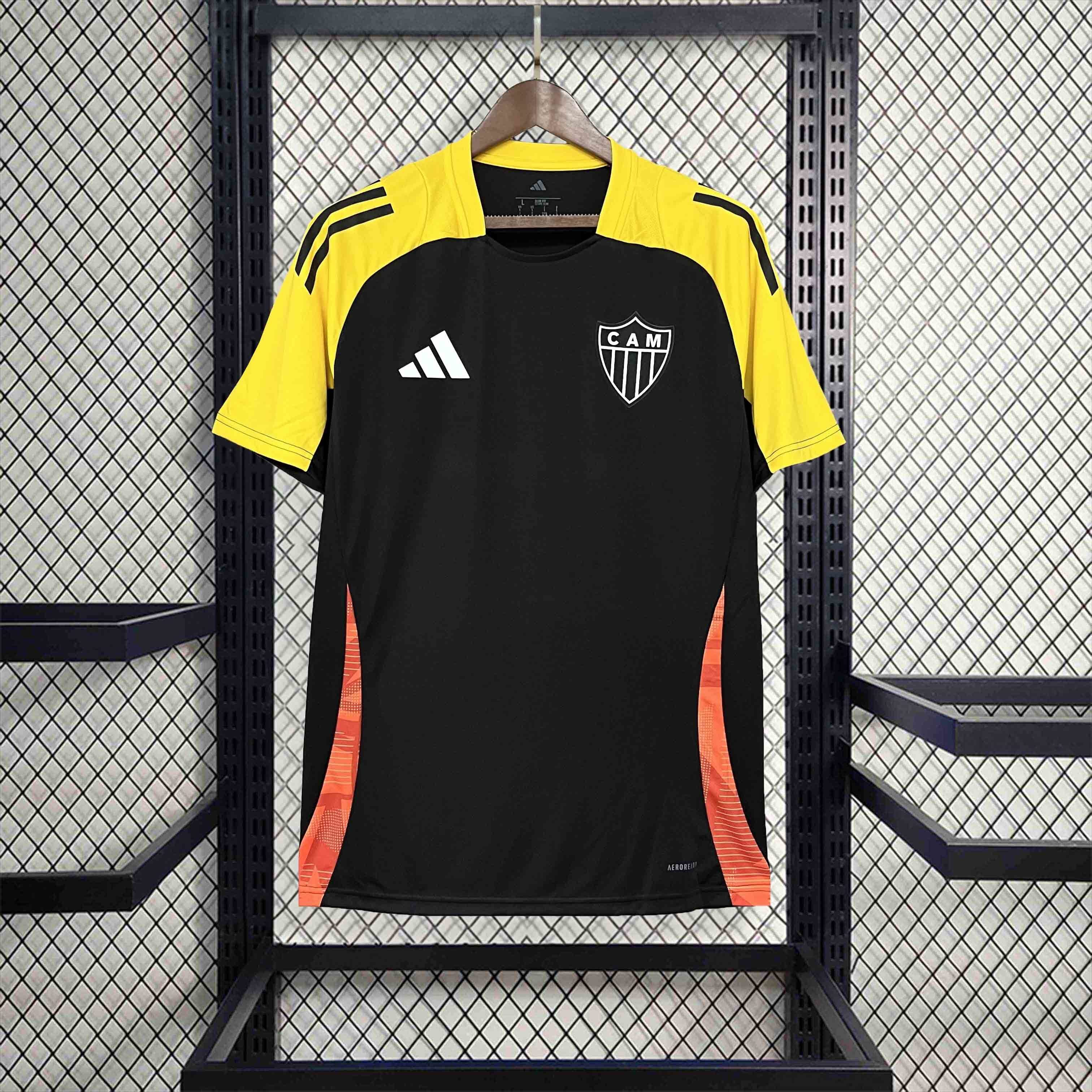 24-25 Atletico Mineiro Black Training Kit Soccer T-Shirts AAAAJersey Supplier Yupoo