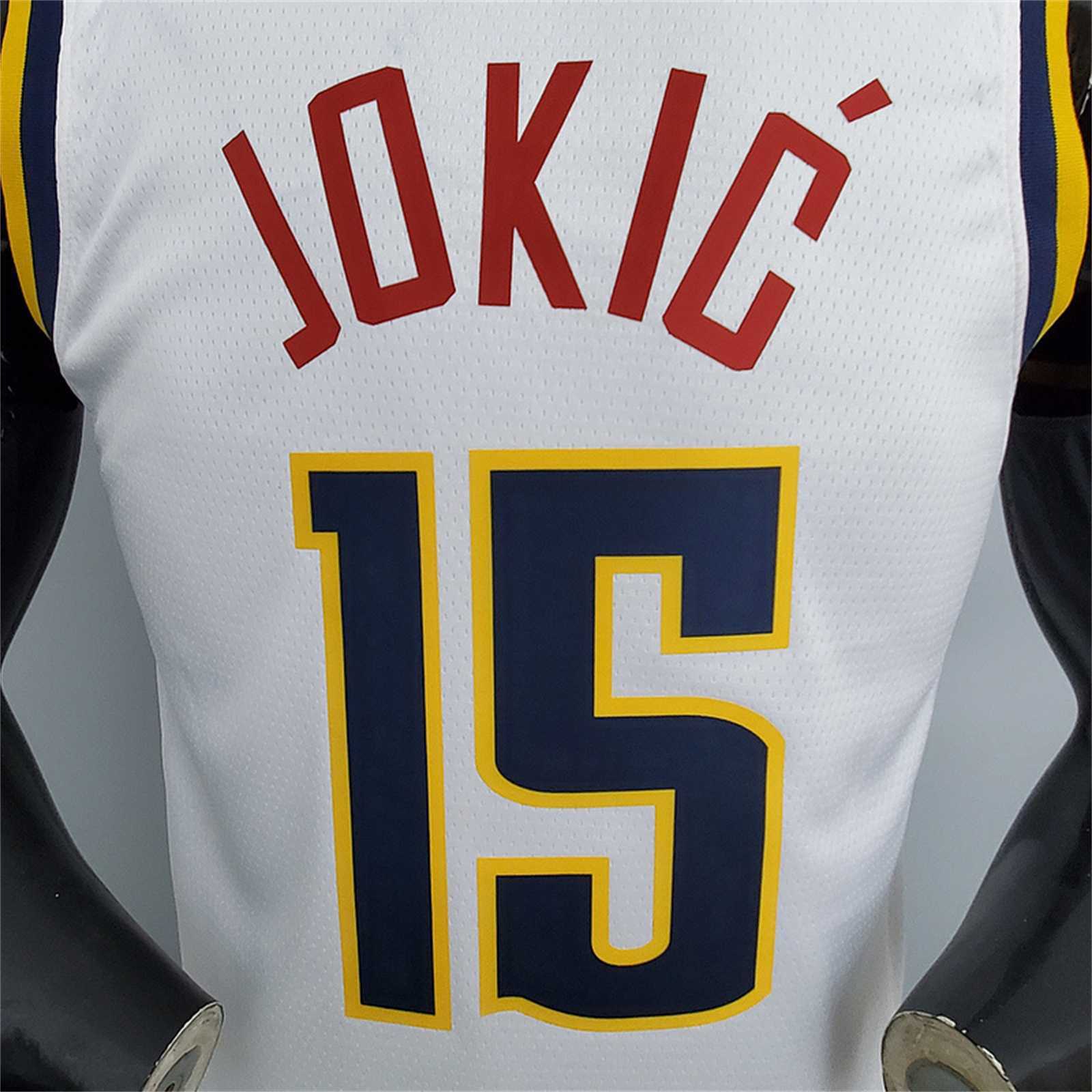 Nuggets Jokic #15 Limited White 1