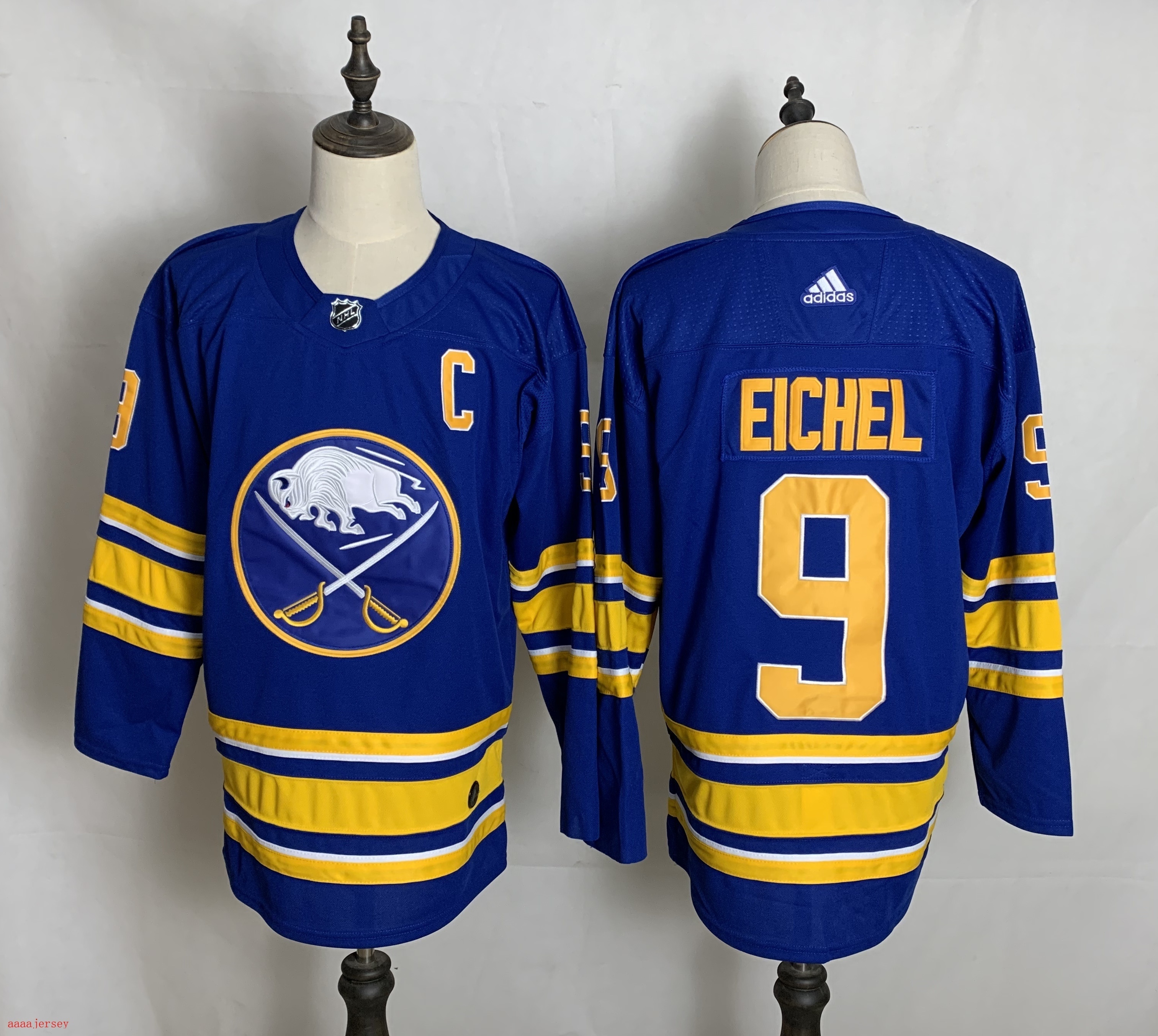 Buffalo Sabres ice hockey jersey M-3XL 水牛城军刀队冰球服-1