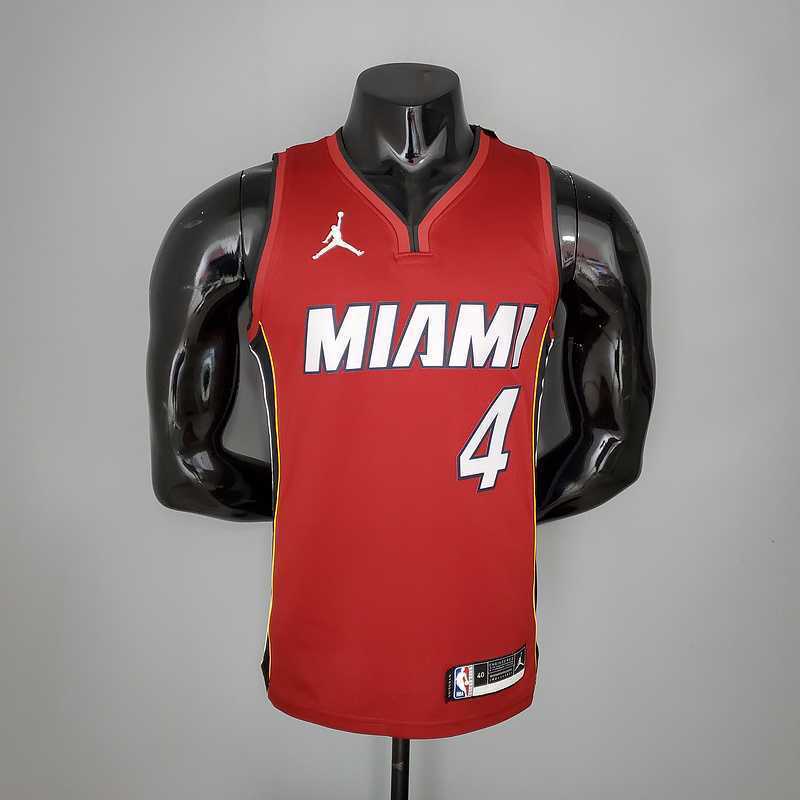 New Miami Heat Jordan OLADIPO#4 Burgundy