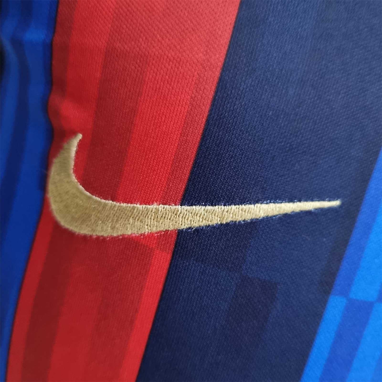 22-23 Barcelona home kids kit 4