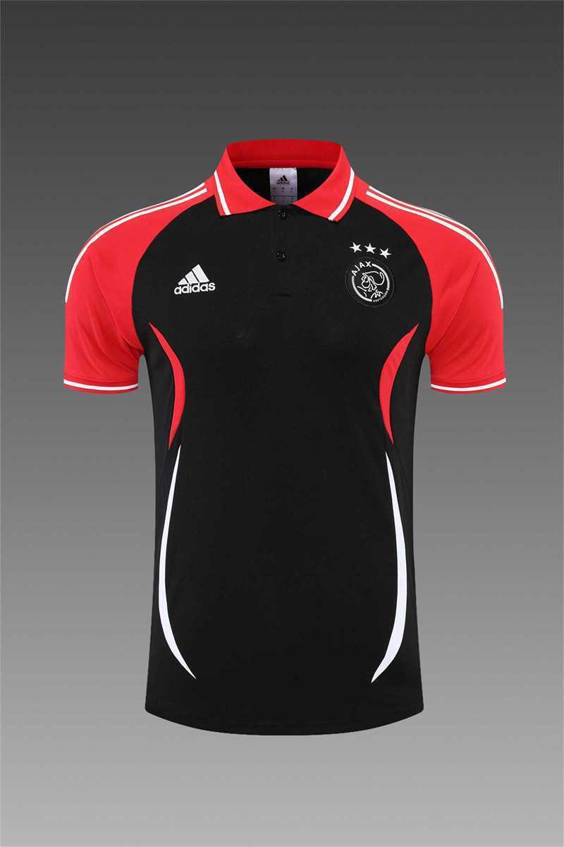 Polo Ajax black red-sleeves 9