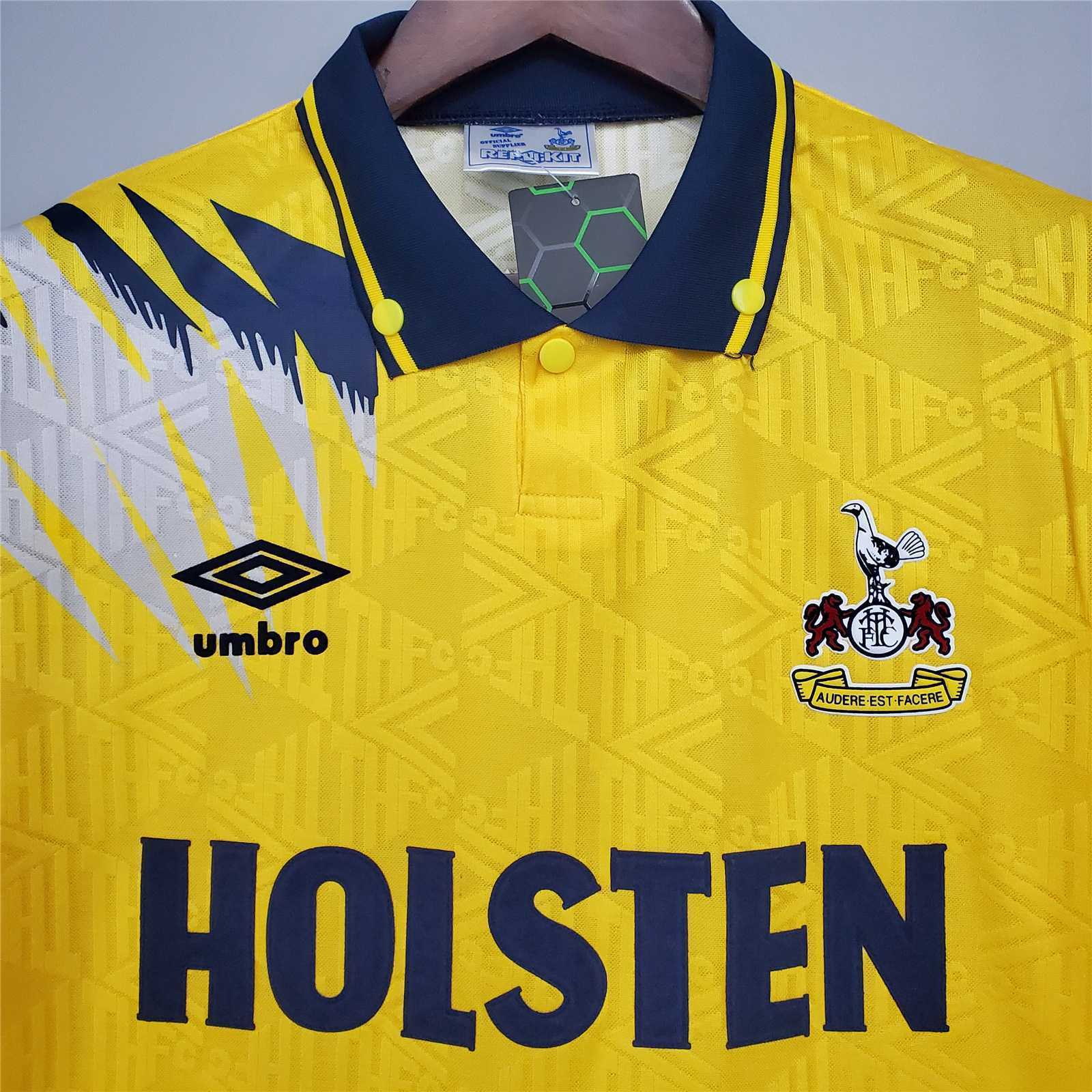 92-94 Tottenham Hotspur away yellow 8