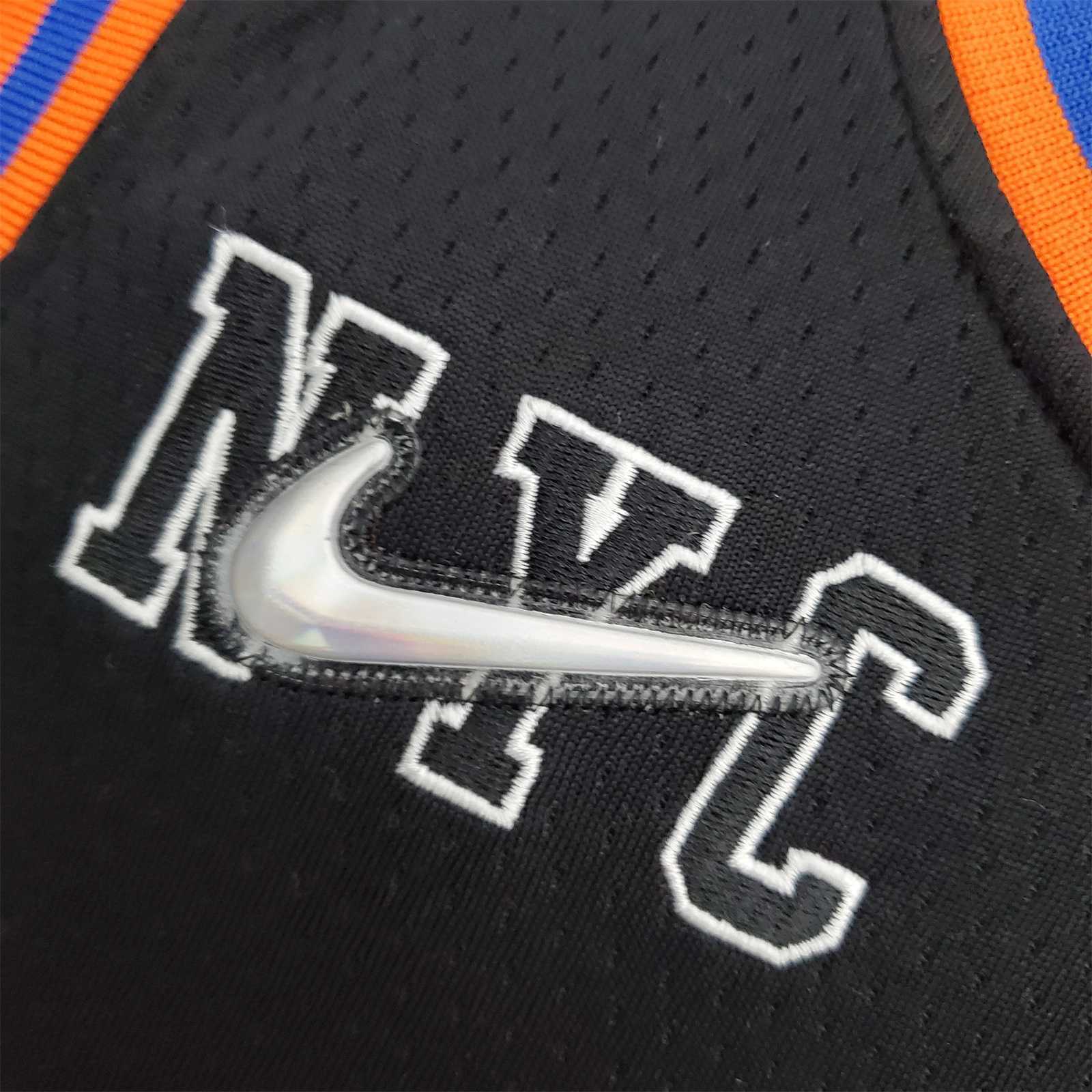 2022 Season Randle#30 Knicks Urban Edition Black NBA Jersey 3