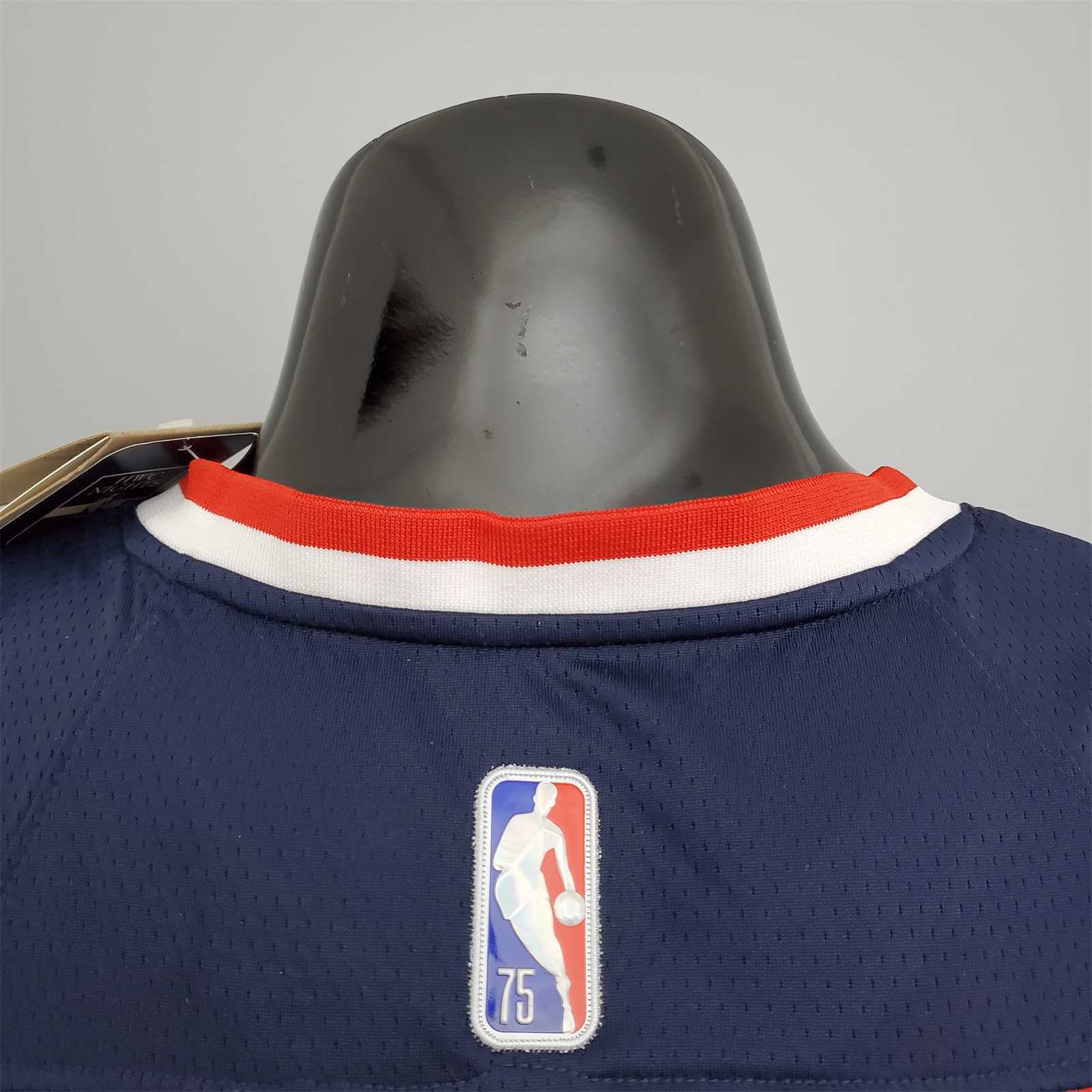 75th Anniversary Harrell #6 Wizards Red, White and Blue 5