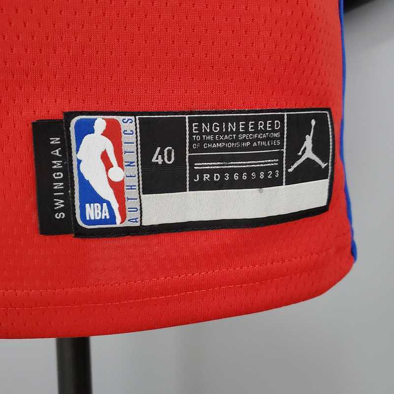 2021 SIMMONS#25 76ers Jordan Themed Red 8