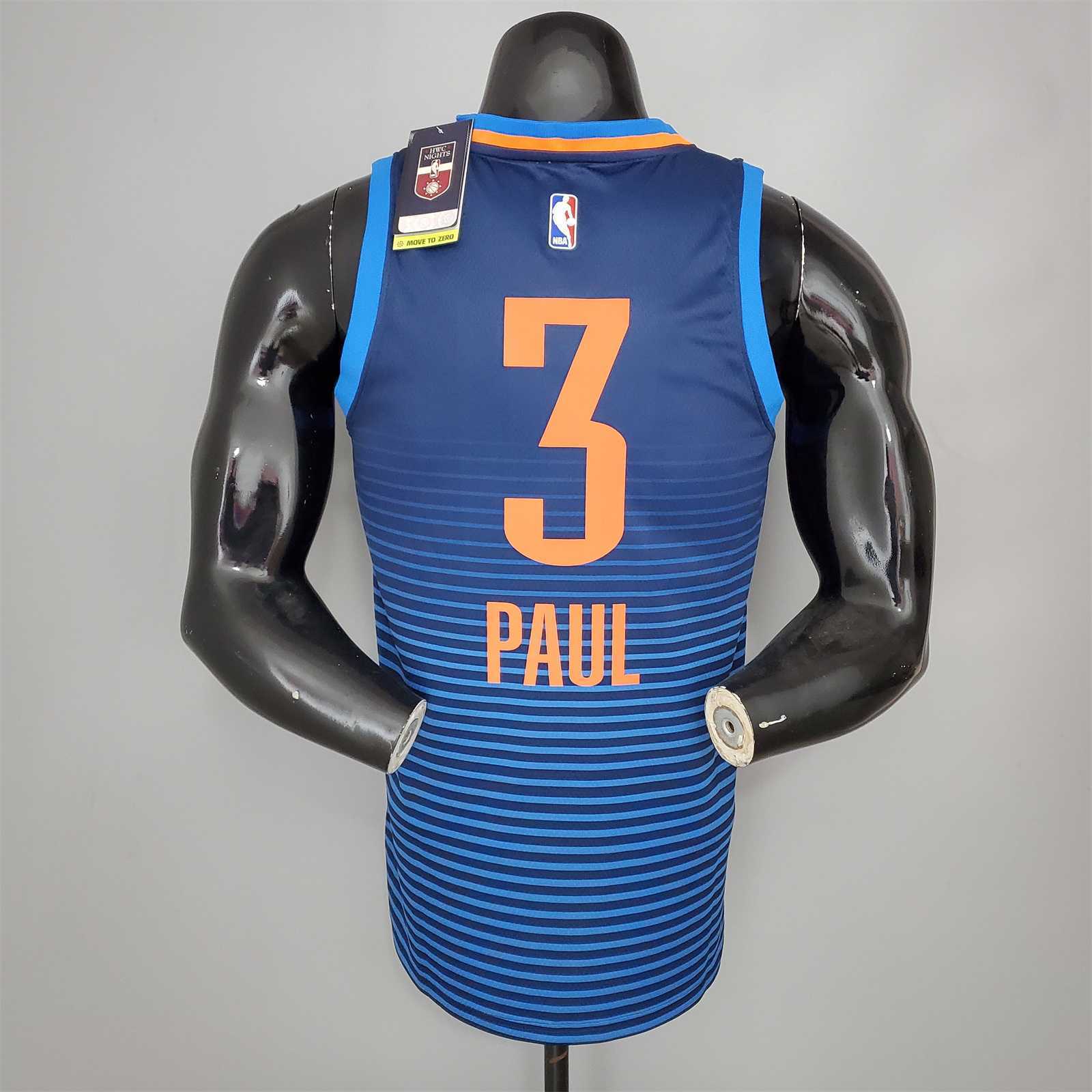 PAUL#3 Thunder Blue Stripes 5