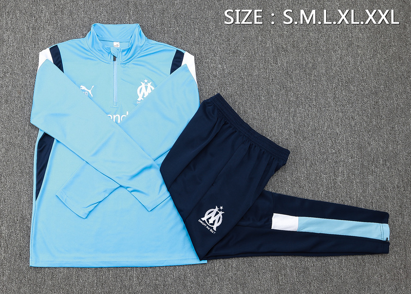 23-24 Marseille Long Sleeve Training Suit Yupoo 1
