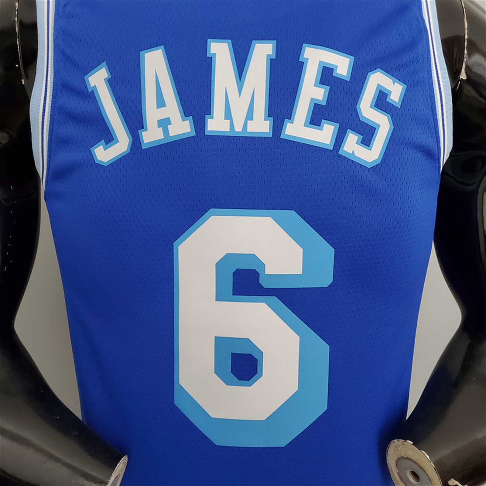 2021 James#6 Lakers Retro Blue 5