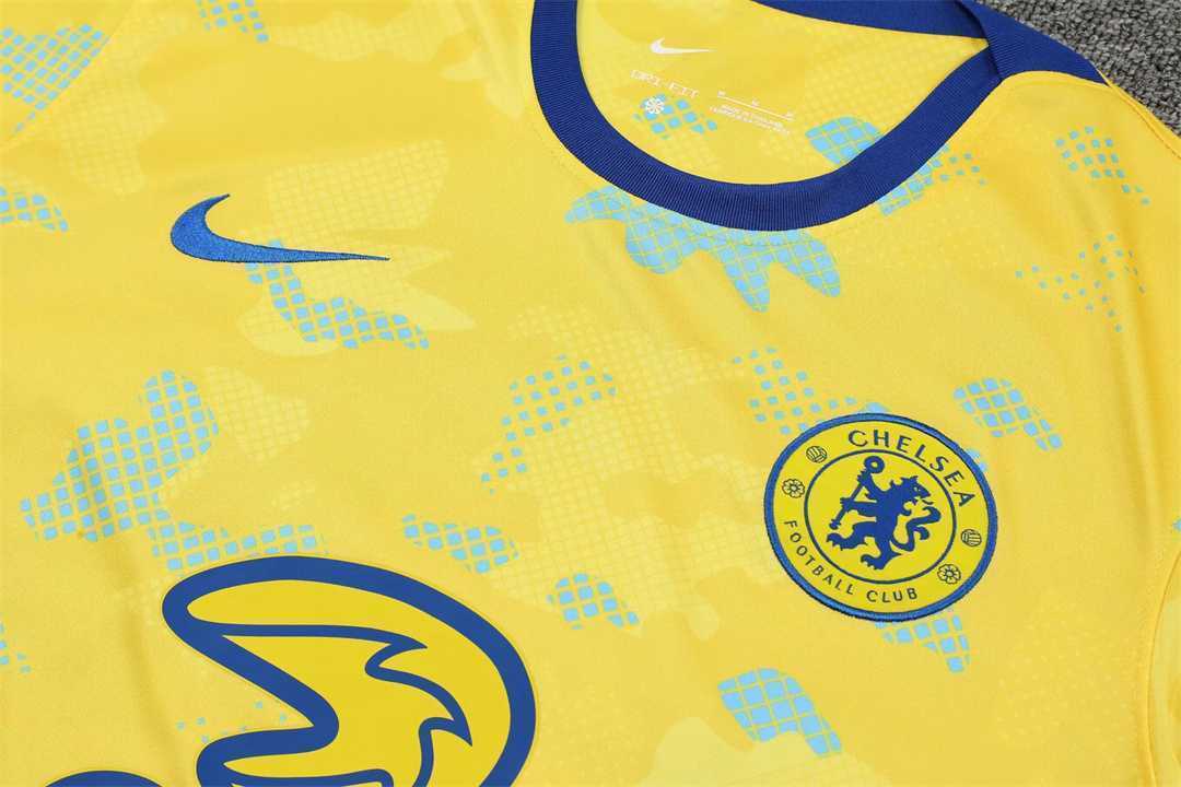 22-23 Chelsea Training Suit Short Sleeve Kit Yellow 20