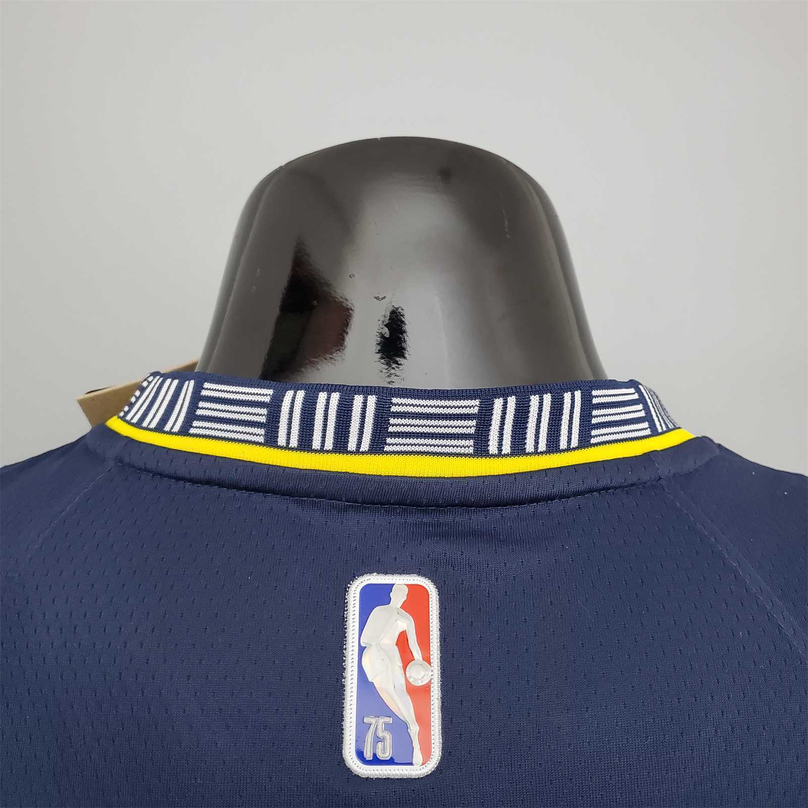 2022 season morant#12 Grizzlies City Edition Royal Blue 4