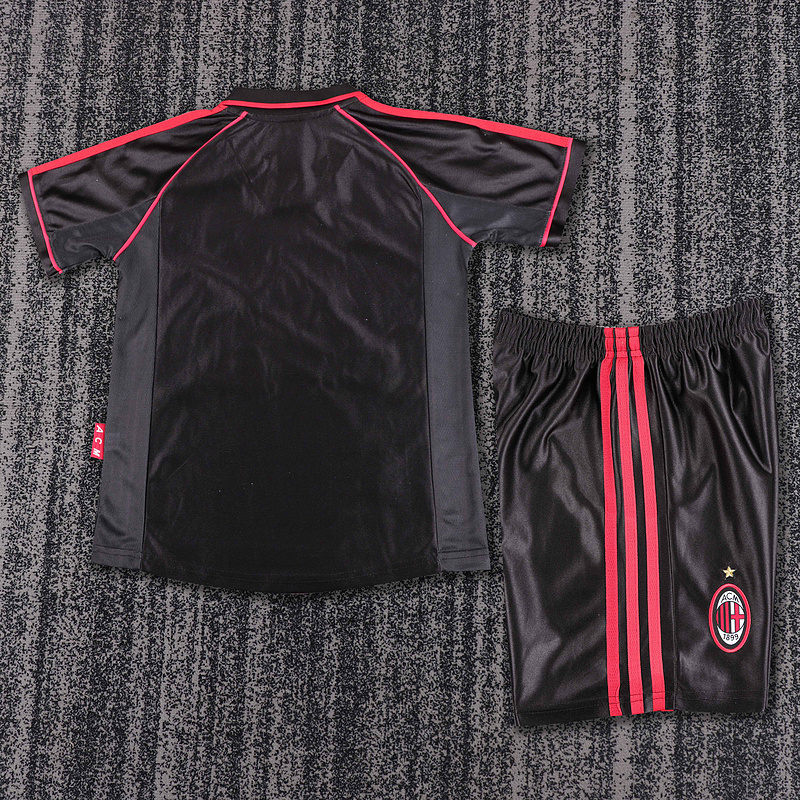 98-99 AC Milan Third Retro Kid Kits Youth Apparels AAAAJersey Supplier Yupoo 9