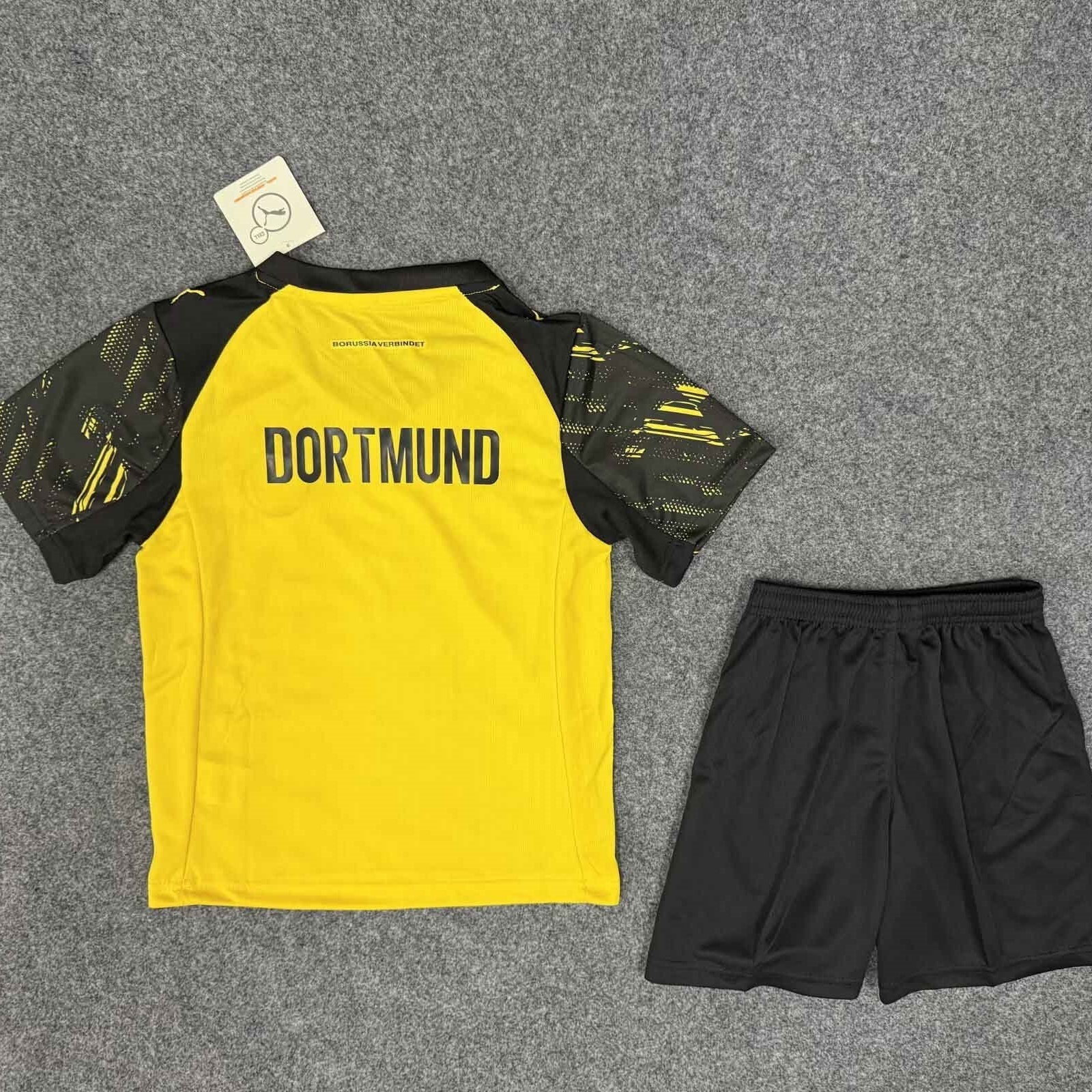 25-26 Dortmund Home Kid Kits Youth Apparels AAAAJersey Dropship Yupoo 1