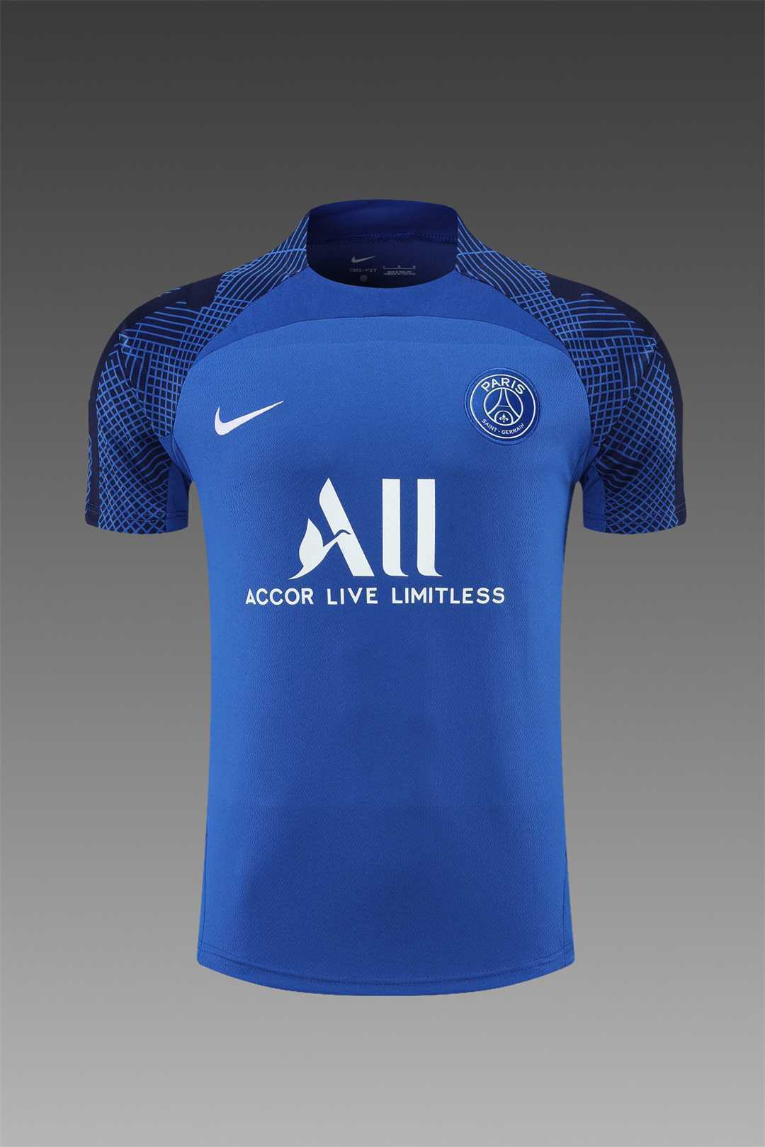 22-23 PSG training suit short sleeve kit blue 18