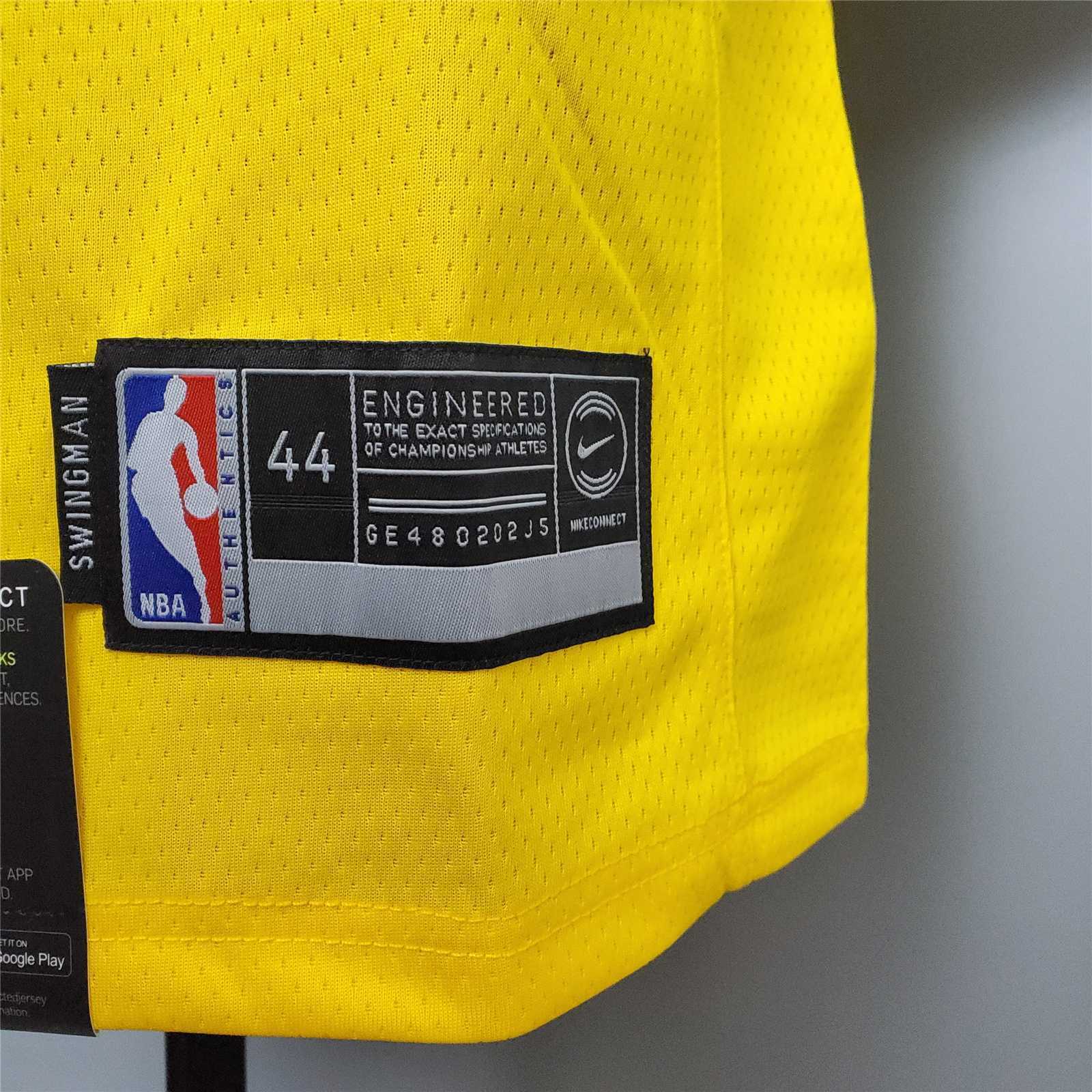 Bryant #8 Lakers Round neck yellow 5