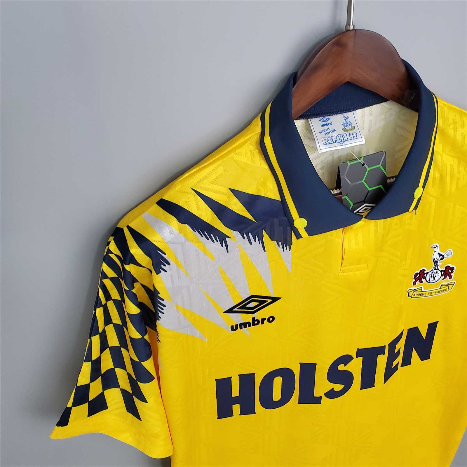 92-94 Tottenham Hotspur away yellow 4
